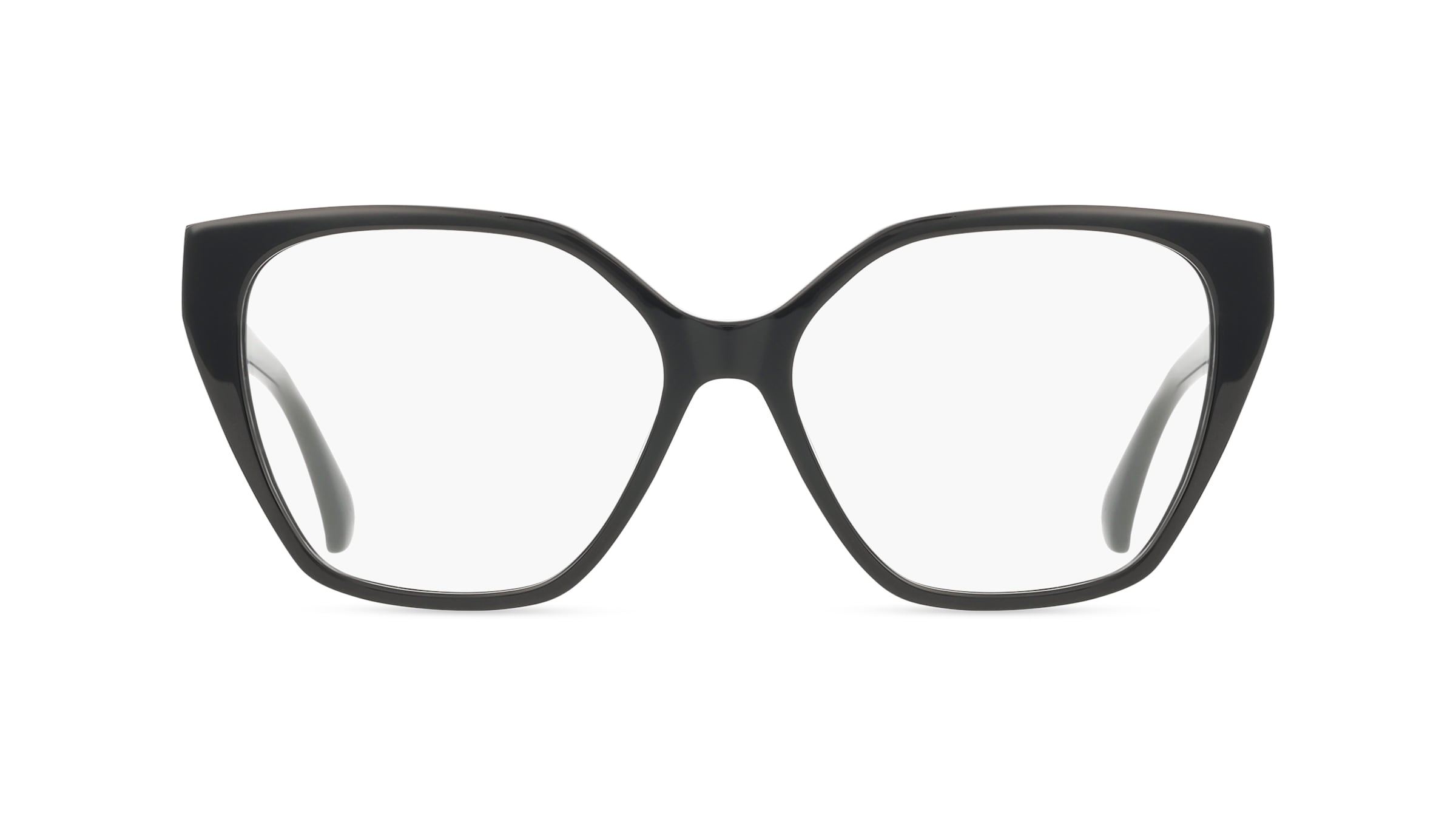 Max Mara MM5085 Damen-Brille inkl. Gläser Vollrand Eckig Acetat-Gestell 55mm/15mm/140mm, schwarz