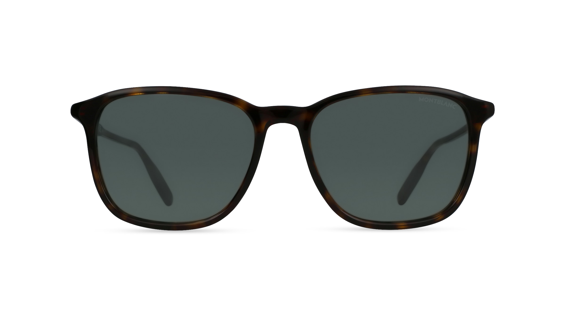 Montblanc MB0082S Herren-Sonnenbrille Vollrand Eckig Kunststoff-Gestell, braun