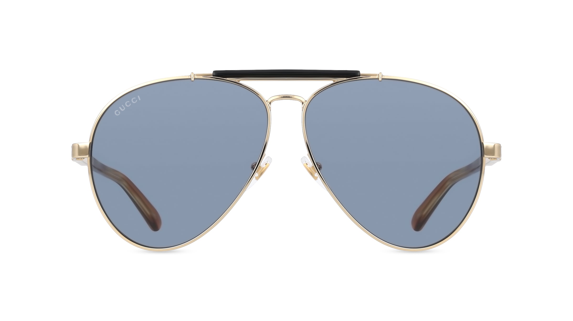 Gucci GG1287S Unisex-Sonnenbrille Vollrand Pilot Metall-Gestell, gold