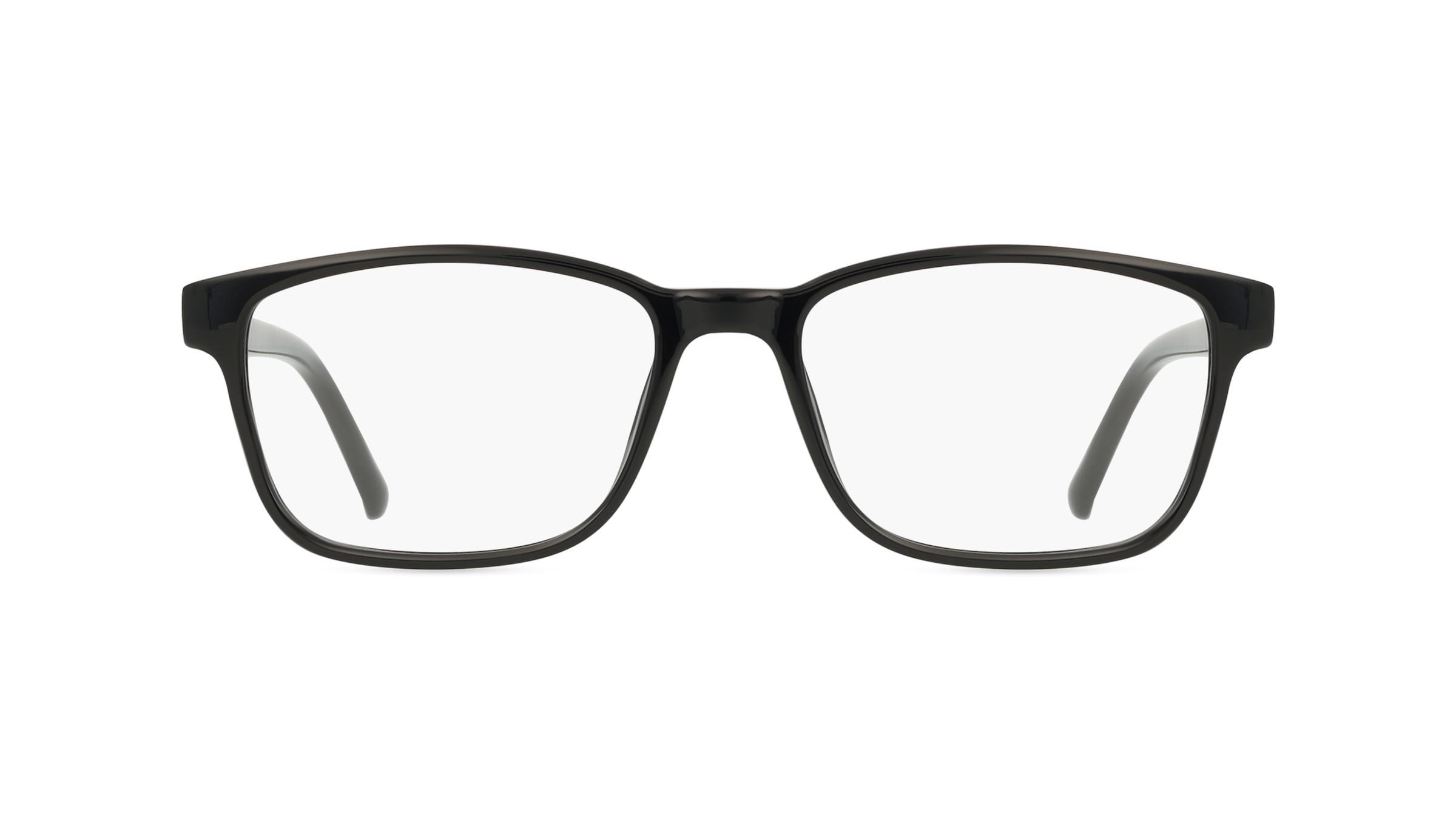 Fielmann BD 545 CL Herren-Brille inkl. Gläser Vollrand Eckig Propionat-Gestell 54mm/17mm/145mm, Schwarz