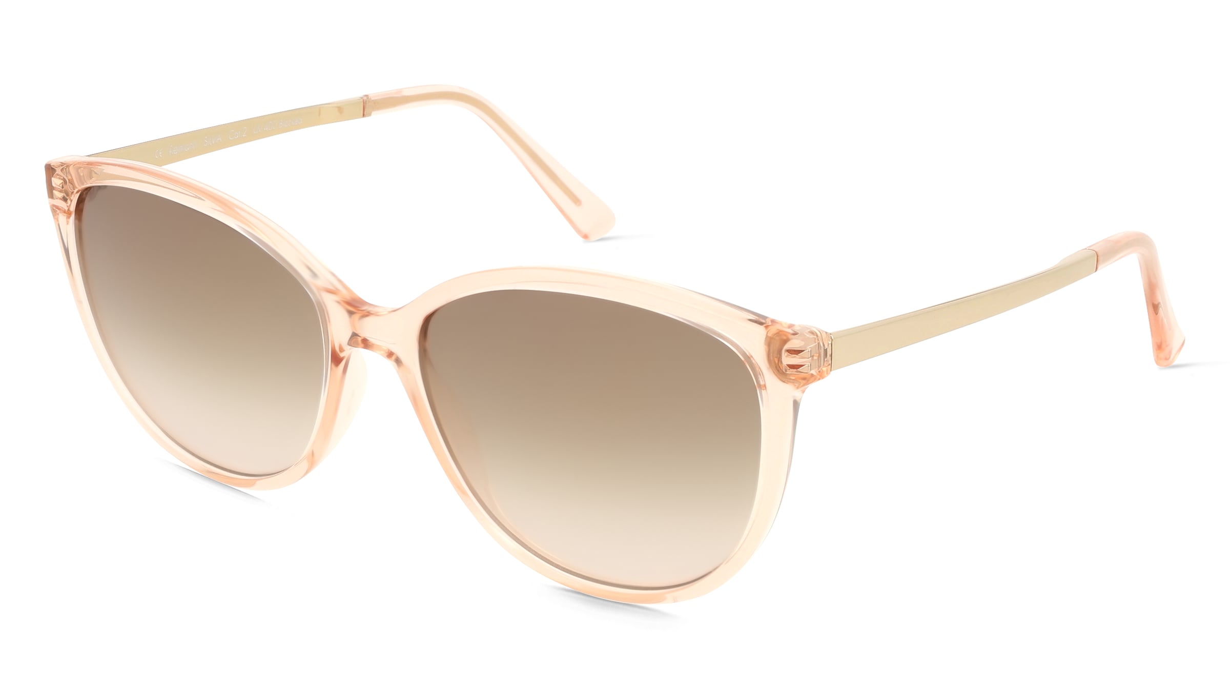 Fielmann MC 530 SUN CL SILVIA Damen-Sonnenbrille Vollrand Rund Propionat-Gestell, Orange