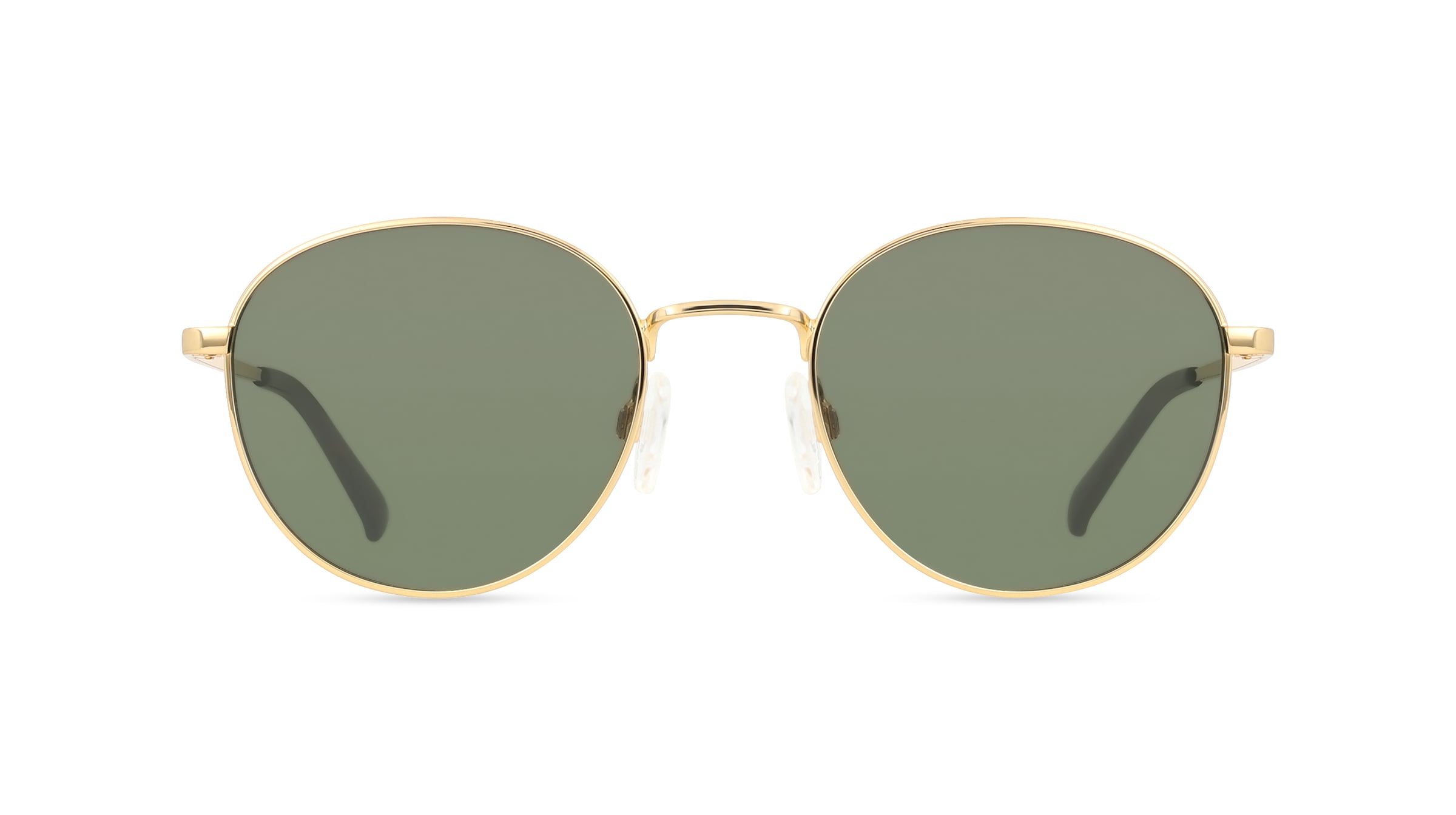 Fielmann BD 600 SUN CL BO Damen-Sonnenbrille Vollrand Panto Edelstahl-Gestell, gelb
