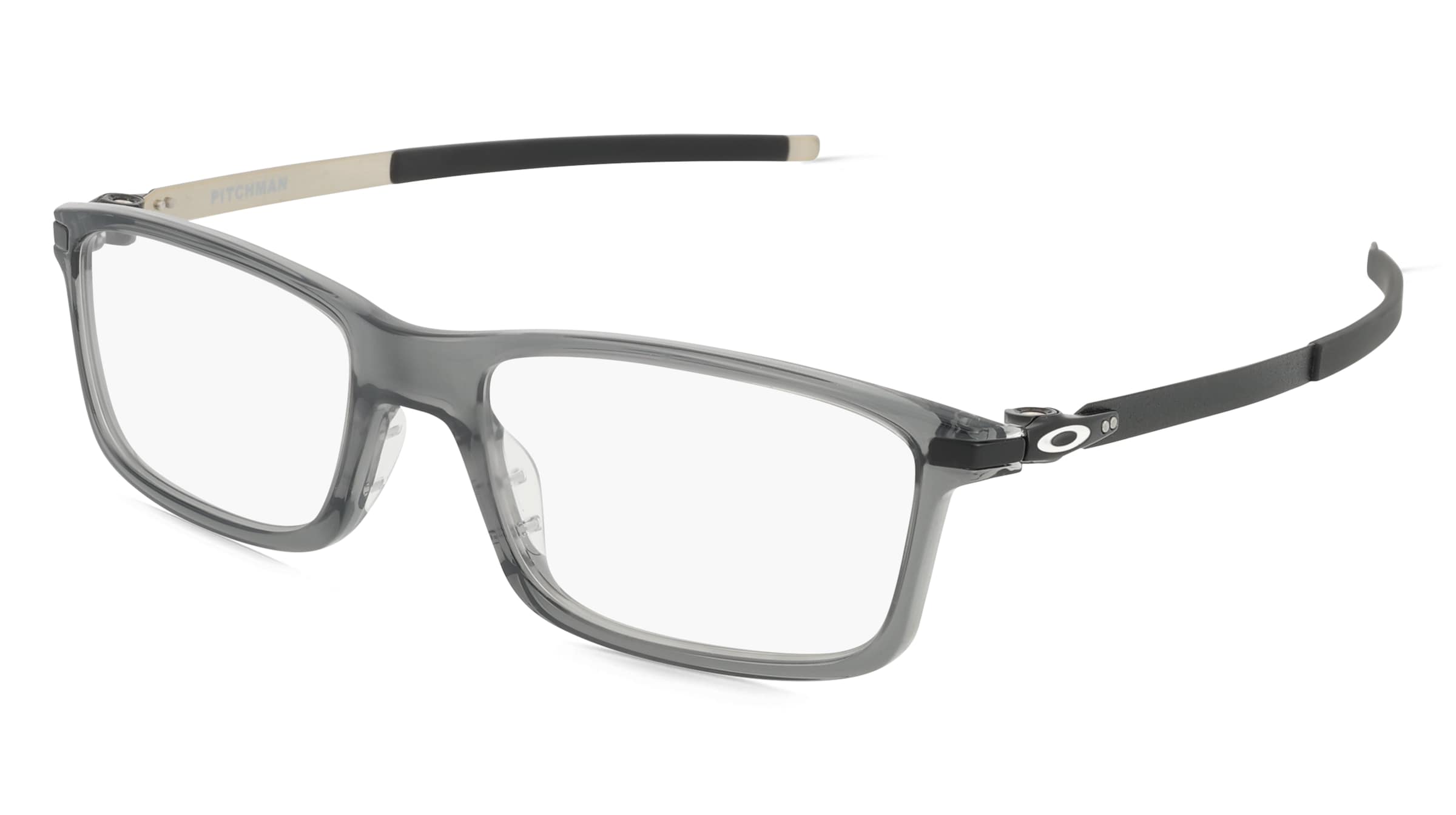 Oakley OX8050 Herren-Brille inkl. Gläser Vollrand Quadratisch Kunststoff-Gestell 55/18/140, Grau