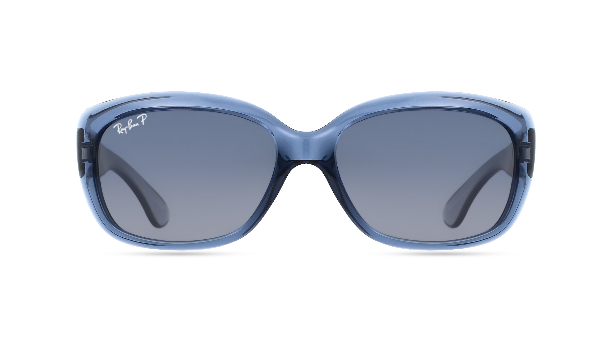 Ray-Ban RB 4101 JACKIE OHH Damen-Sonnenbrille Vollrand Butterfly Kunststoff-Gestell, blau