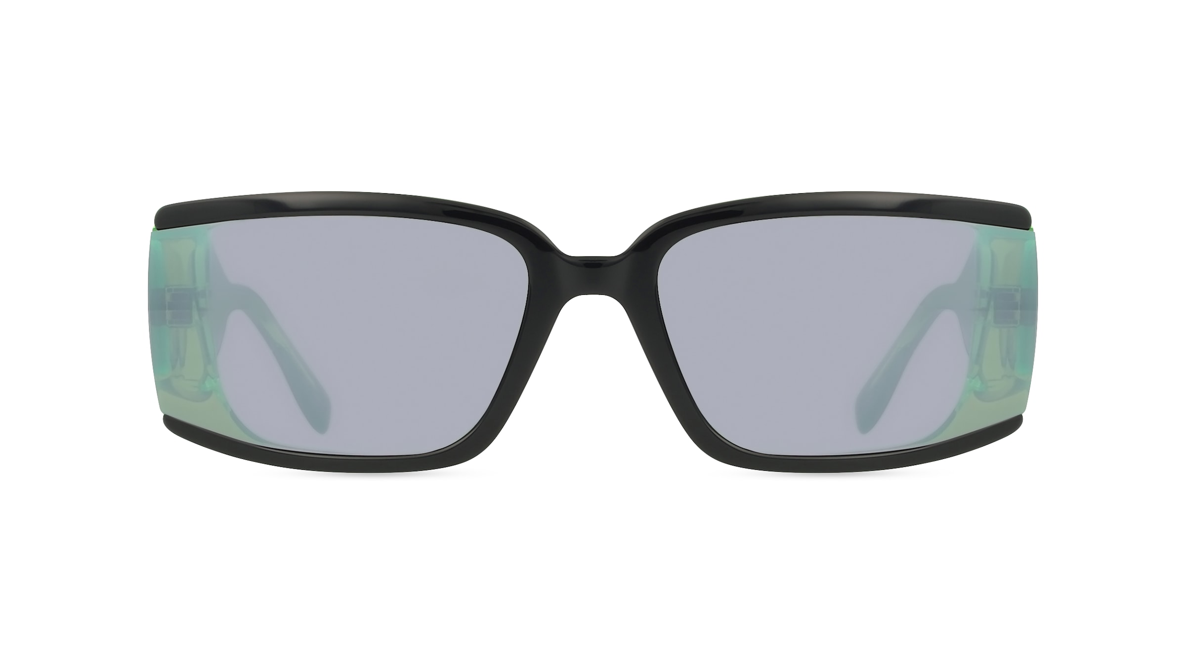 Karl Lagerfeld KL6106S Unisex-Sonnenbrille Vollrand Eckig Kunststoff-Gestell, schwarz