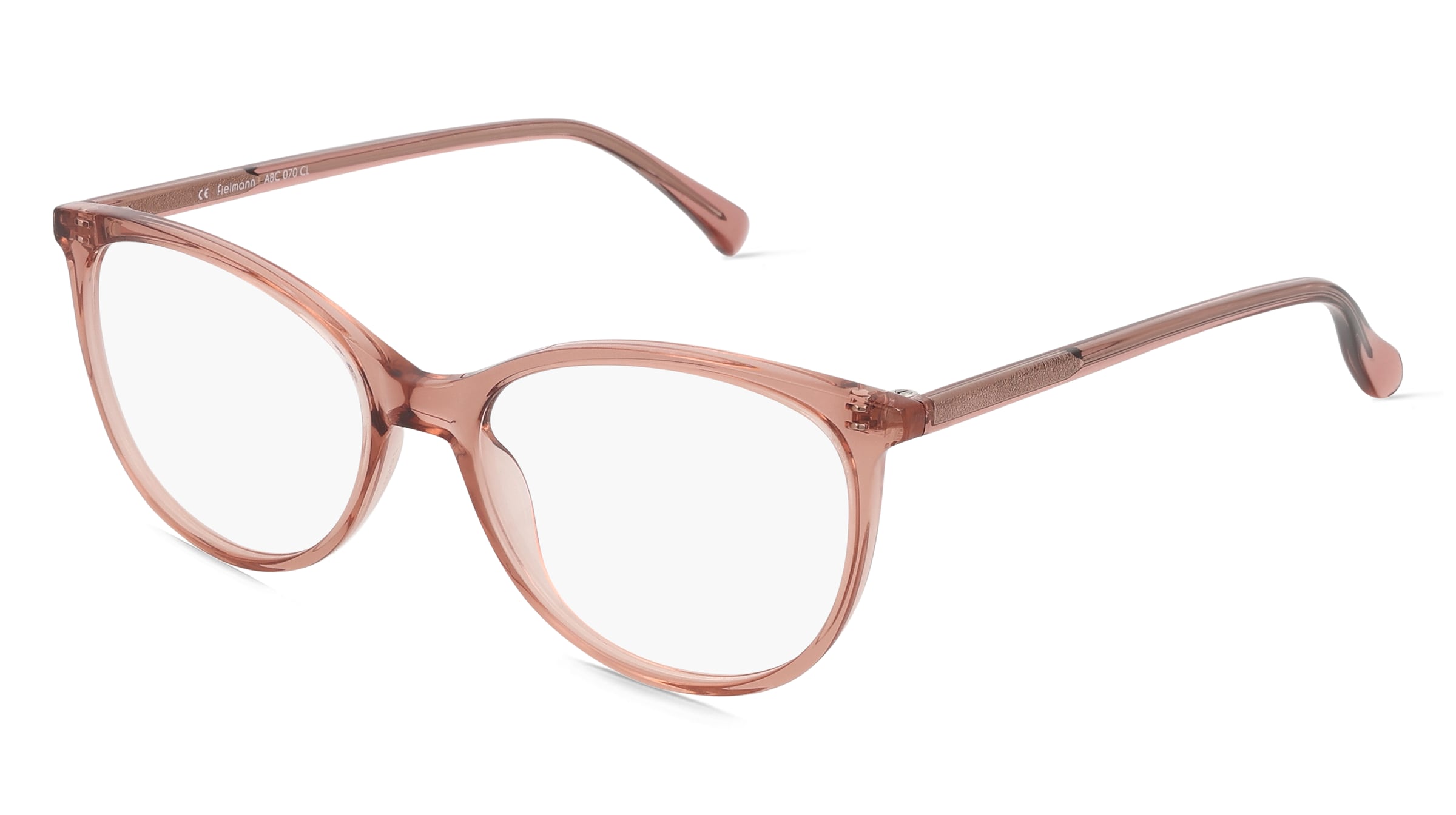 Fielmann ABC 070 CL Damen-Brille inkl. Gläser Vollrand Butterfly Acetat-Gestell 51/16/140, Pink