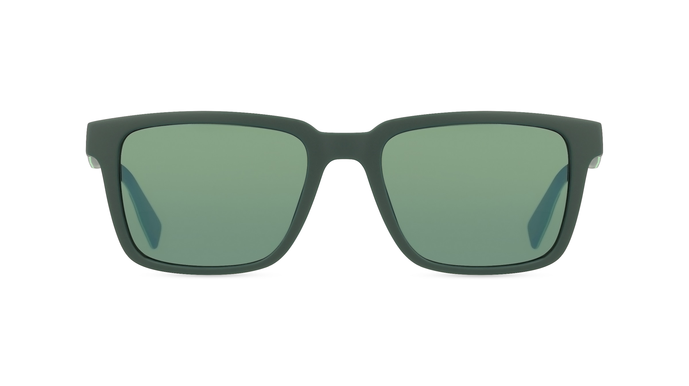 Lacoste L6032S Herren-Sonnenbrille Vollrand Eckig Bio-Kunststoff-Gestell, grün