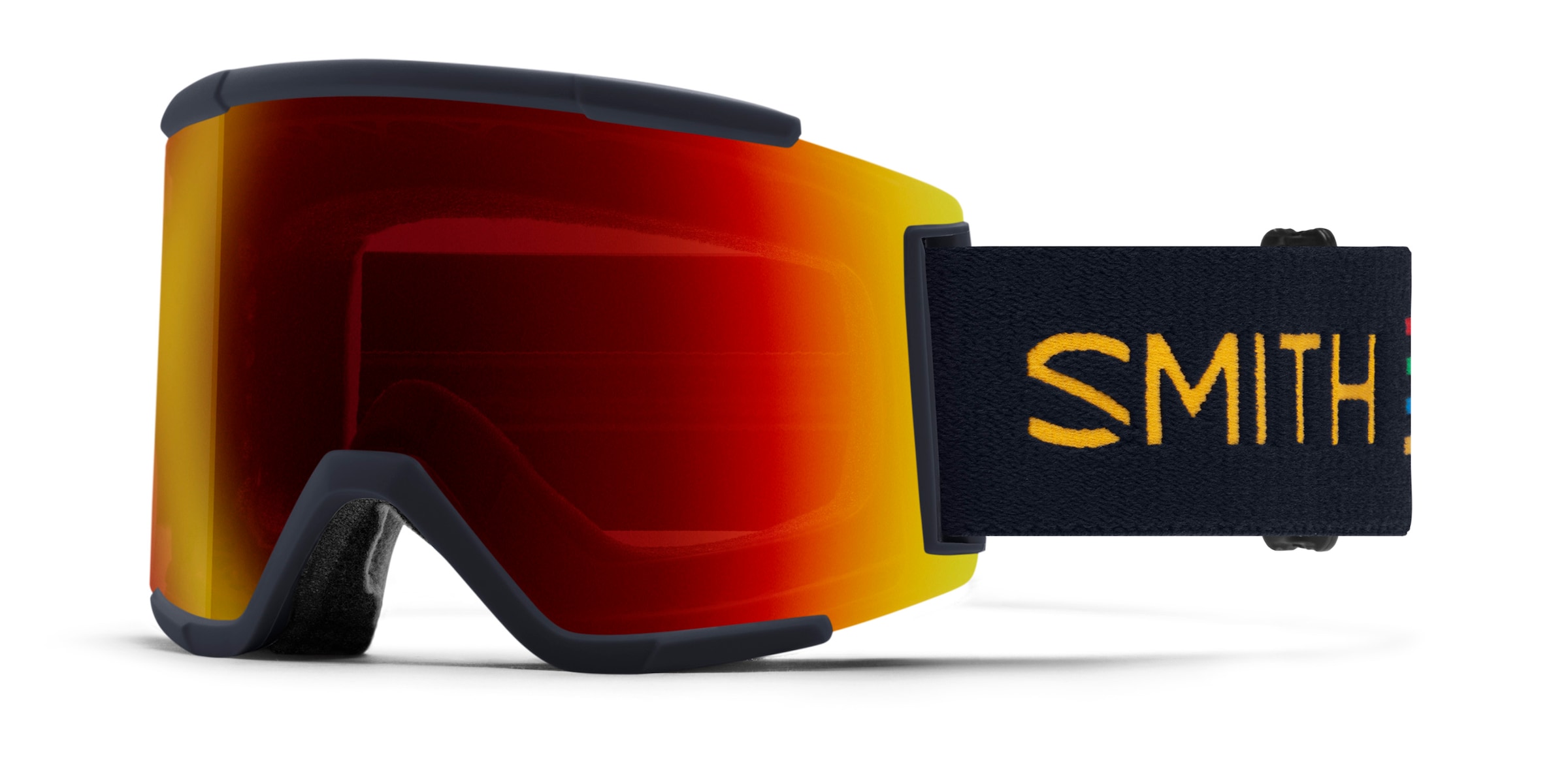 Smith M00675 SQUAD XL Unisex-Skibrille Vollrand Monoscheibe Kunststoff-Gestell, Blau