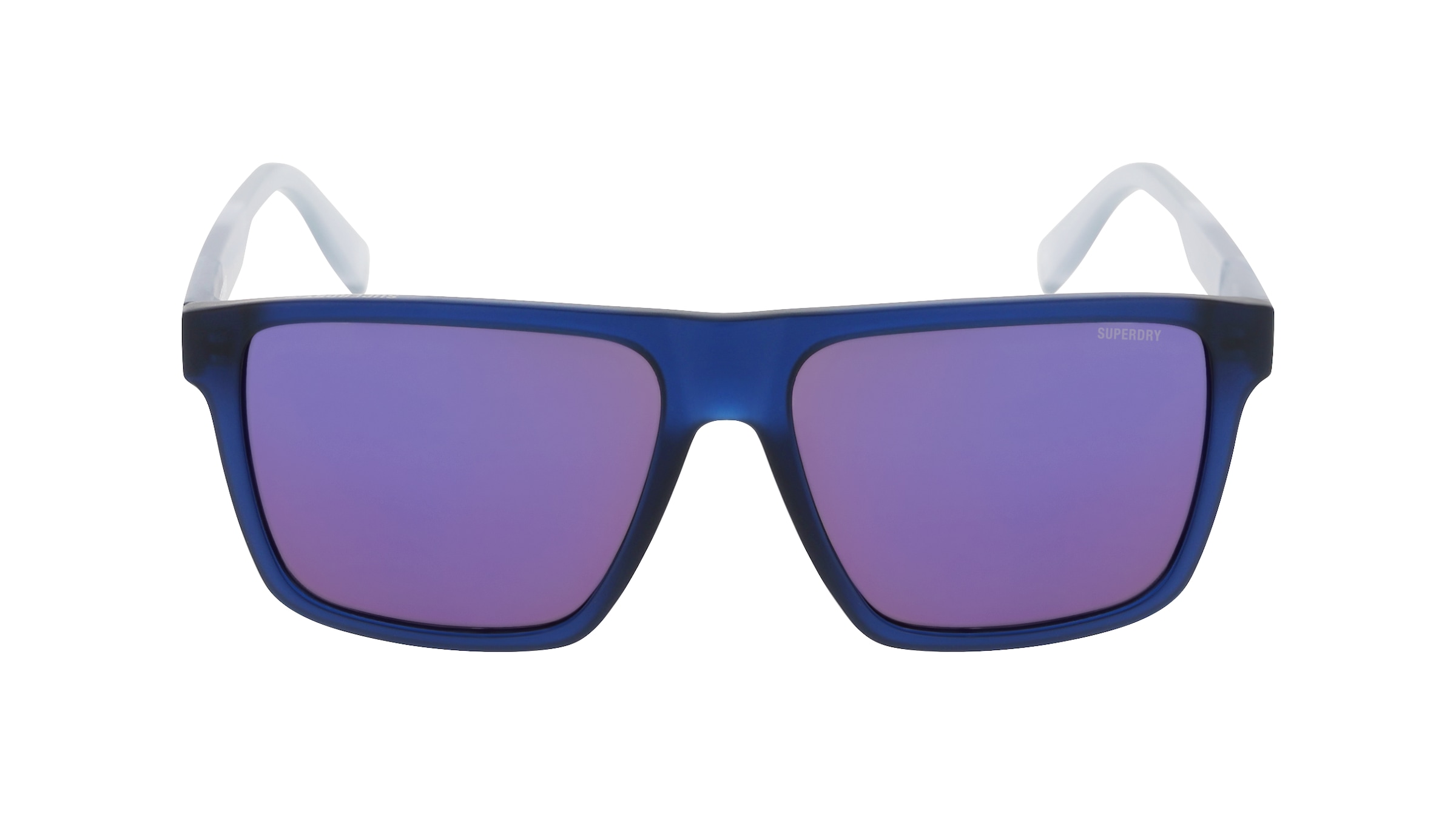 Superdry 996110 Herren-Sonnenbrille Vollrand Quadratisch Kunststoff-Gestell, Blau