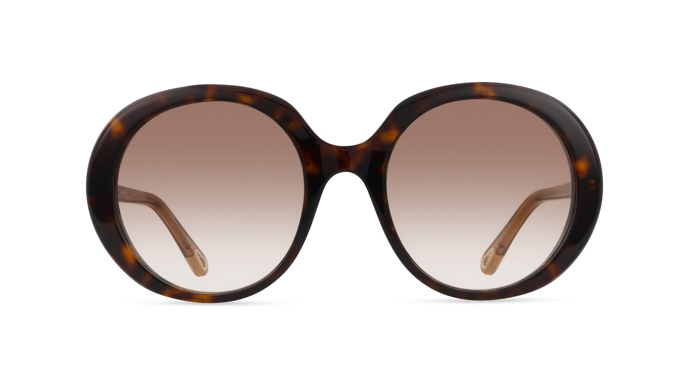 Chloé CH0007S Damen-Sonnenbrille Vollrand Oval Kunststoff-Gestell, braun