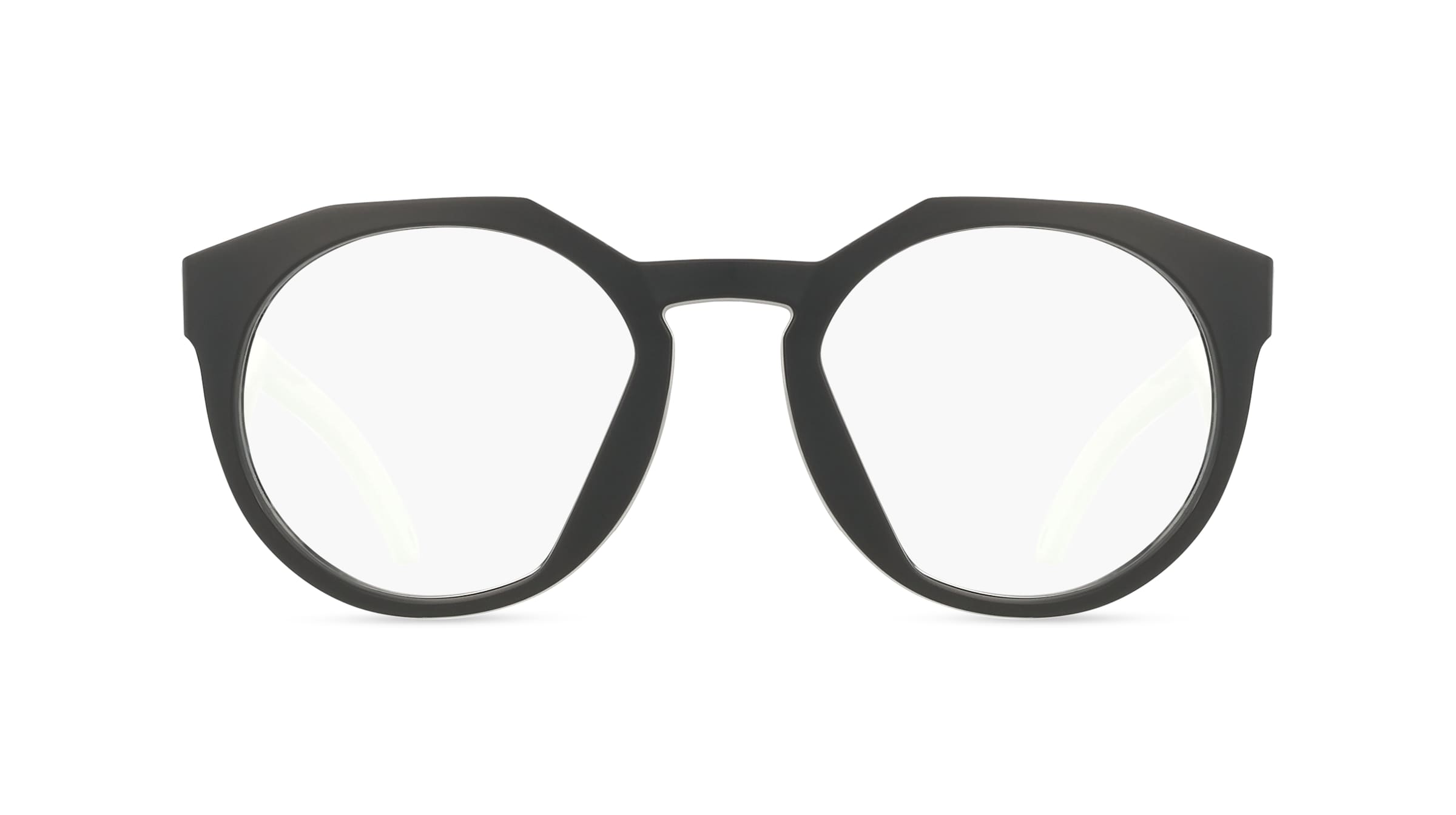 Oakles OX8139 HSTN RX Herren-Brille inkl. Gläser Vollrand Rund Kunststoff-Gestell 50mm/21mm/140mm, schwarz