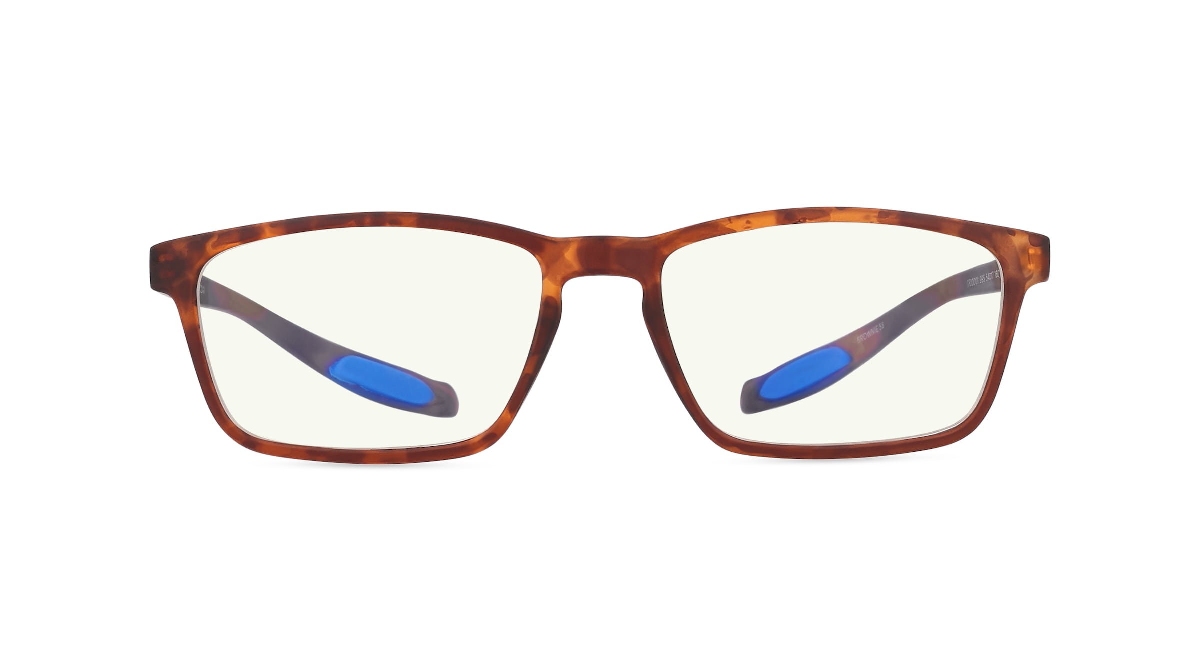 KODAK CF10001 Unisex-Brille Vollrand Eckig TR90-Gestell, braun