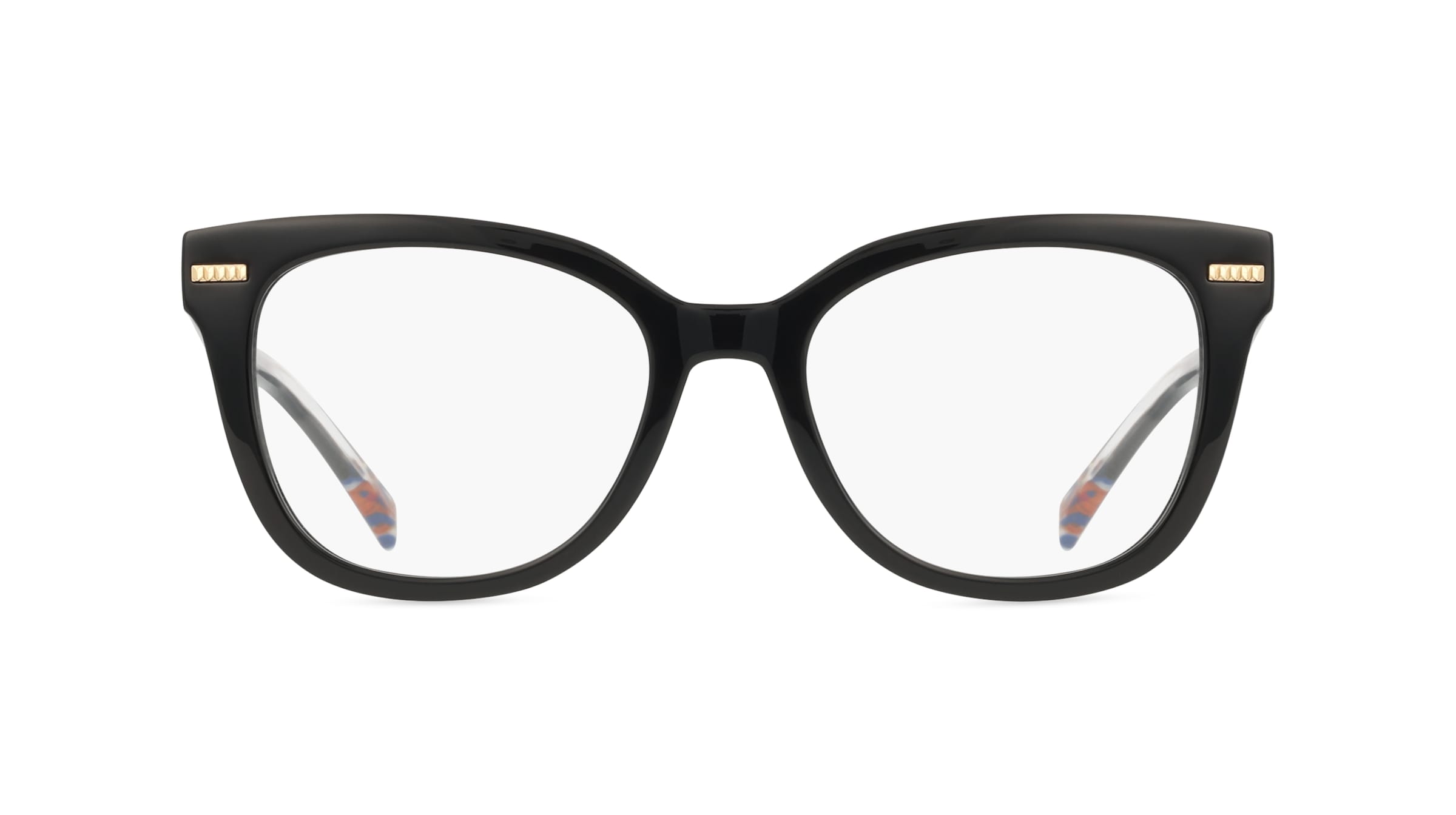 Missoni 0071 Damen-Brille inkl. Gläser Vollrand Cateye Acetat-Gestell 51mm/18mm/145mm, schwarz