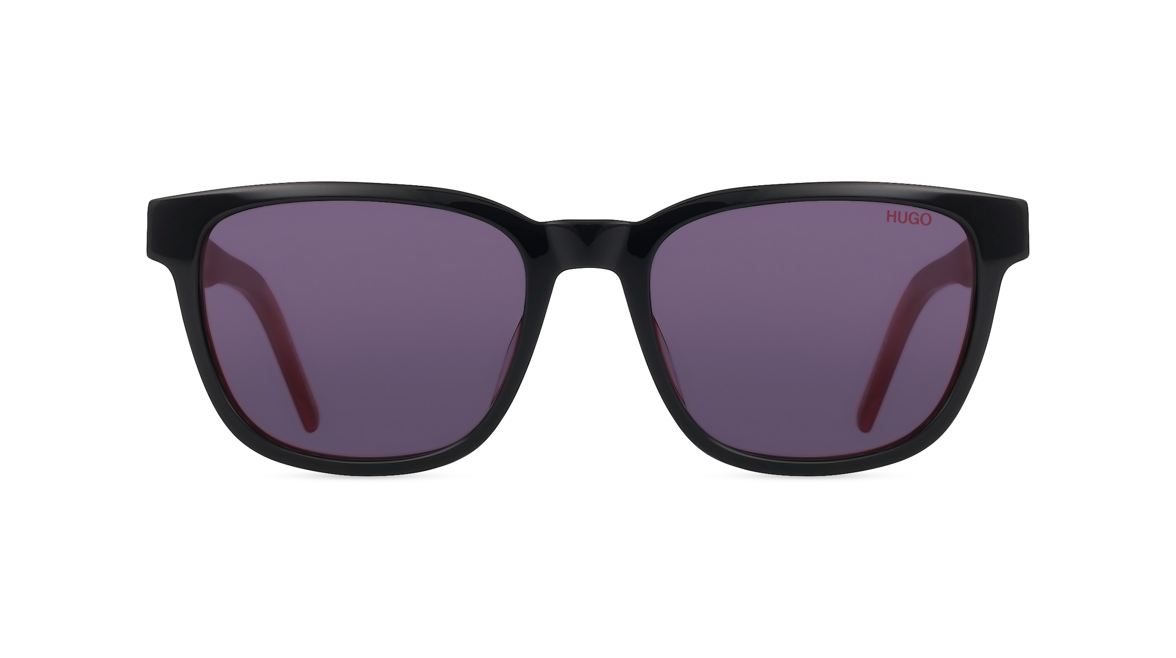 Hugo HG 1243/S Herren-Sonnenbrille Vollrand Eckig Acetat-Gestell, schwarz