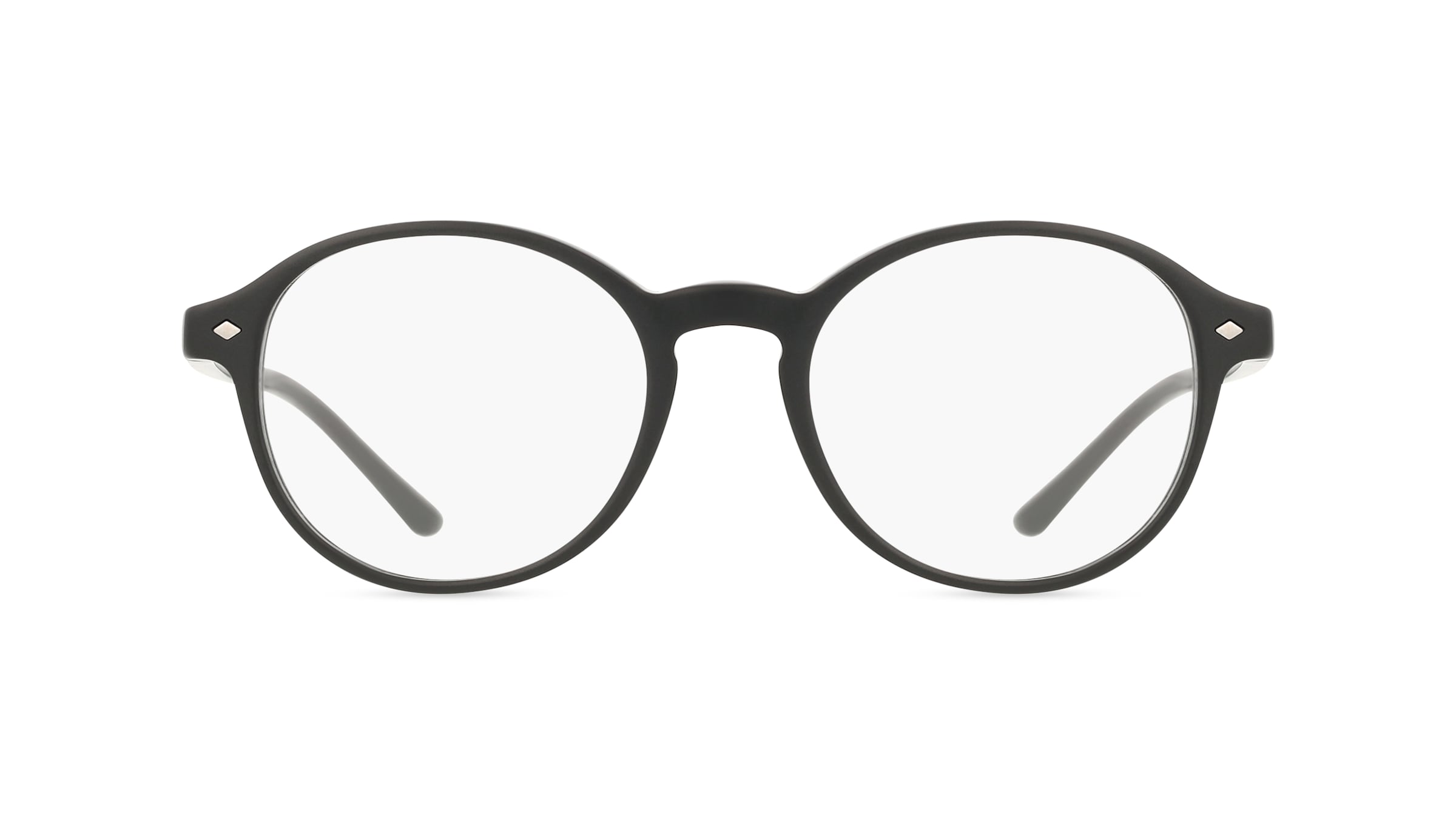 Giorgio Armani 0AR7004 Herren-Brille inkl. Gläser Vollrand Panto Kunststoff-Gestell 49/19/145, schwarz