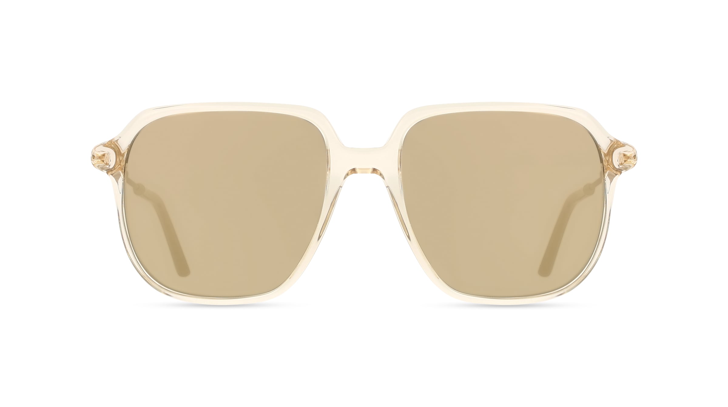 Moncler ME6010 Unisex-Sonnenbrille Vollrand Pilot Acetat-Gestell, Beige
