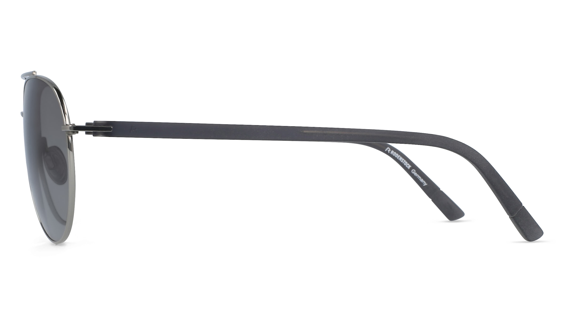 Thumbnail - Rodenstock R 1424 Unisex-Sonnenbrille Vollrand Pilot Edelstahl-Gestell, grau
