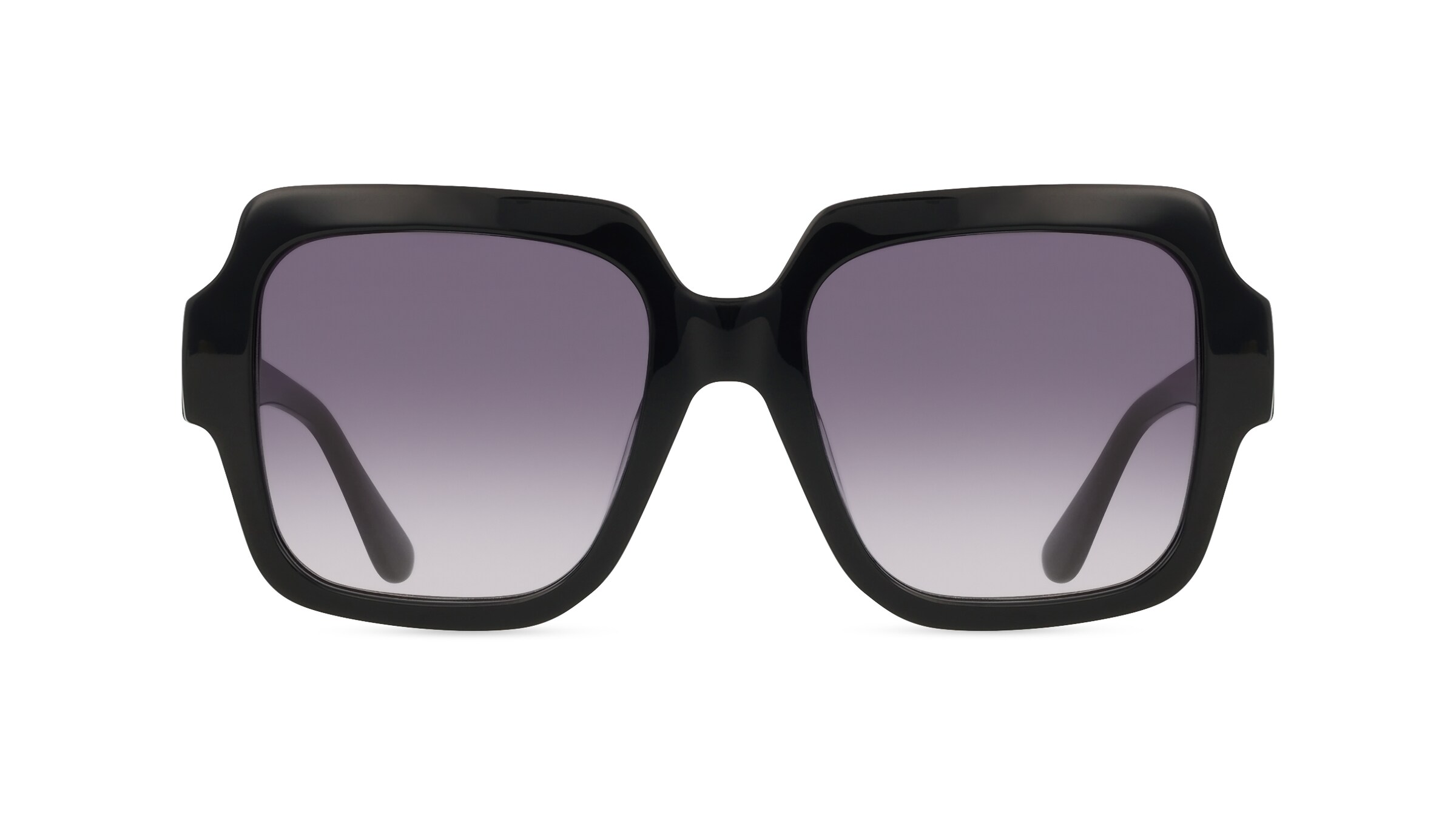 Karl Lagerfeld KL6104SR Unisex-Sonnenbrille Vollrand Eckig Kunststoff-Gestell, schwarz