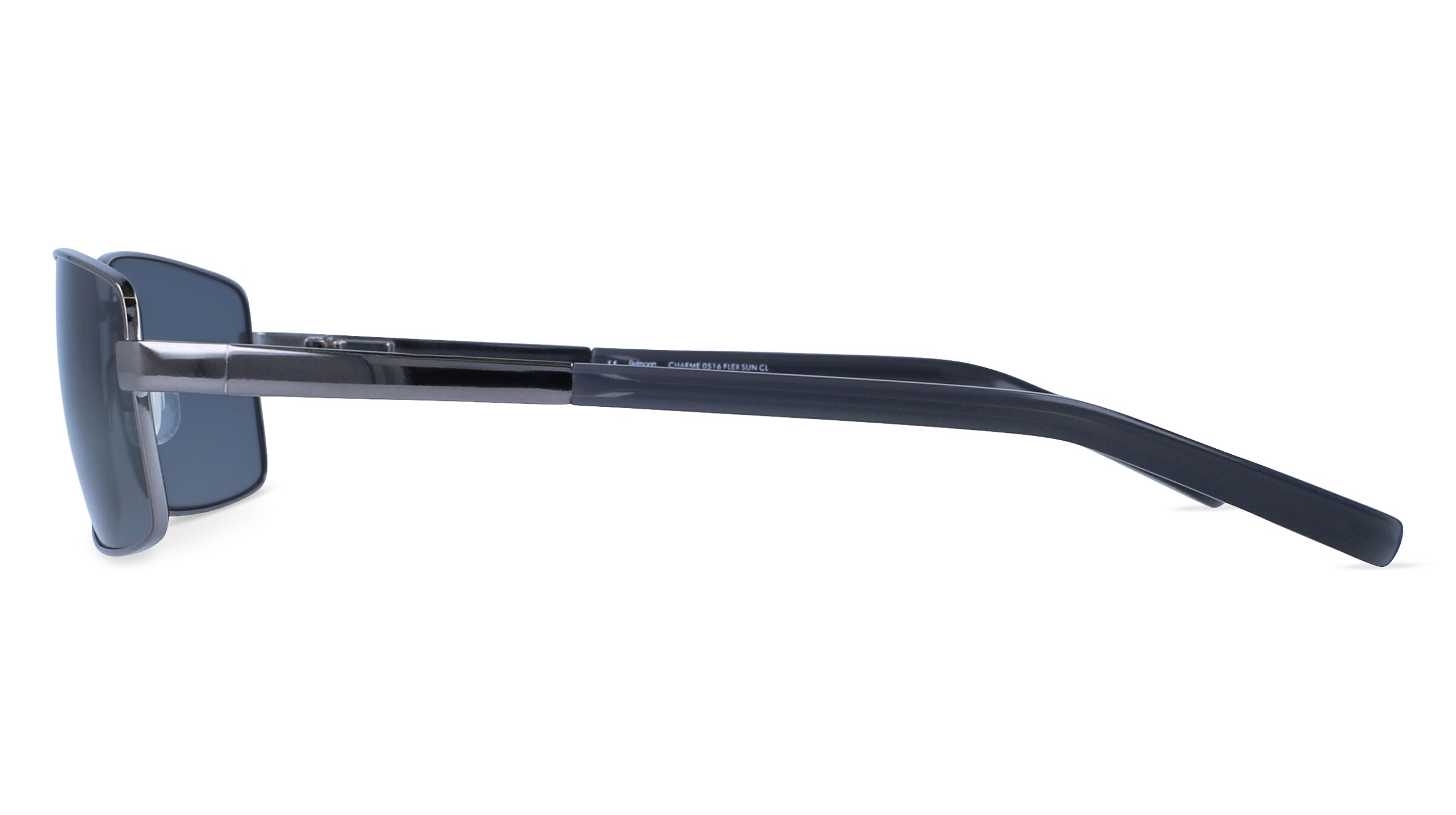 Thumbnail - Fielmann CHARME 0516 FLEX SUN CL Herren-Sonnenbrille Vollrand Quadratisch Metall-Gestell, grau