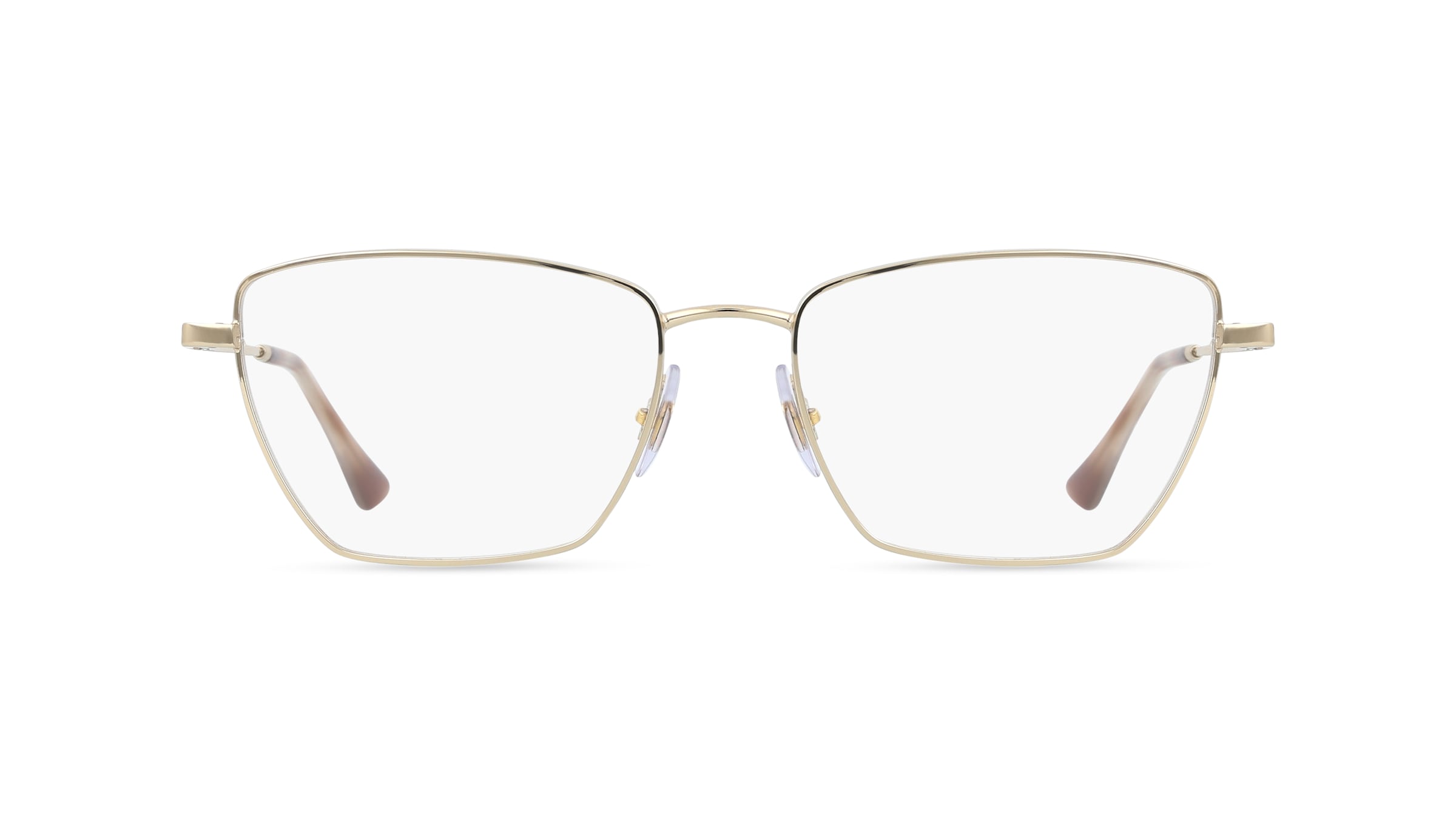Ray-Ban RX6552 Unisex-Brille inkl. Gläser Vollrand Geometrisch Metall-Gestell 56/18/145, Gold