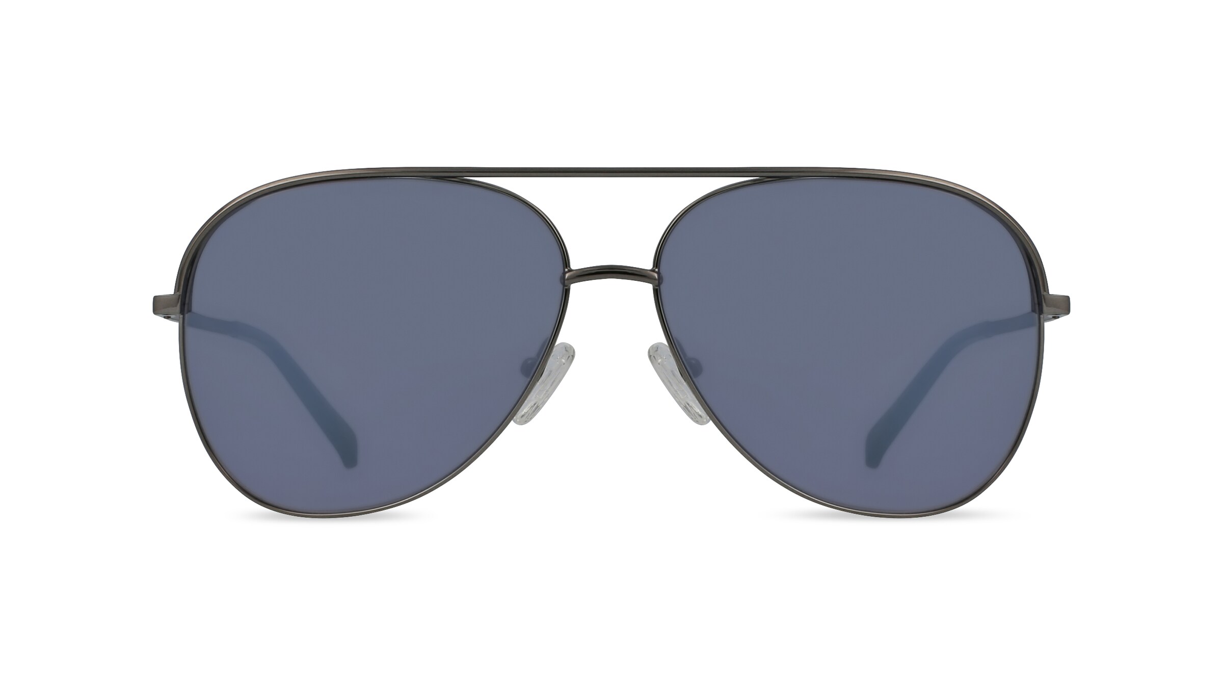 Fielmann CY 006 SUN CL Unisex-Sonnenbrille Vollrand Pilot Edelstahl-Gestell, grau