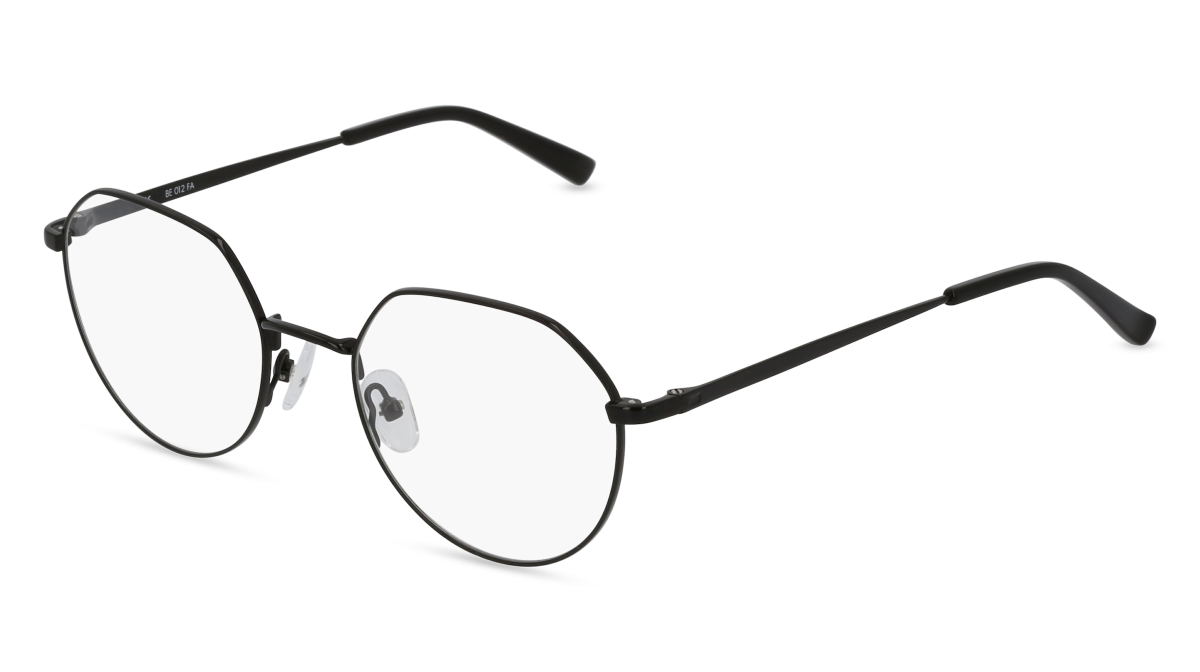 Fielmann BE 012 FA CLEO Damen-Brille inkl. Gläser Vollrand Panto Edelstahl-Gestell 51/20/135, Schwarz