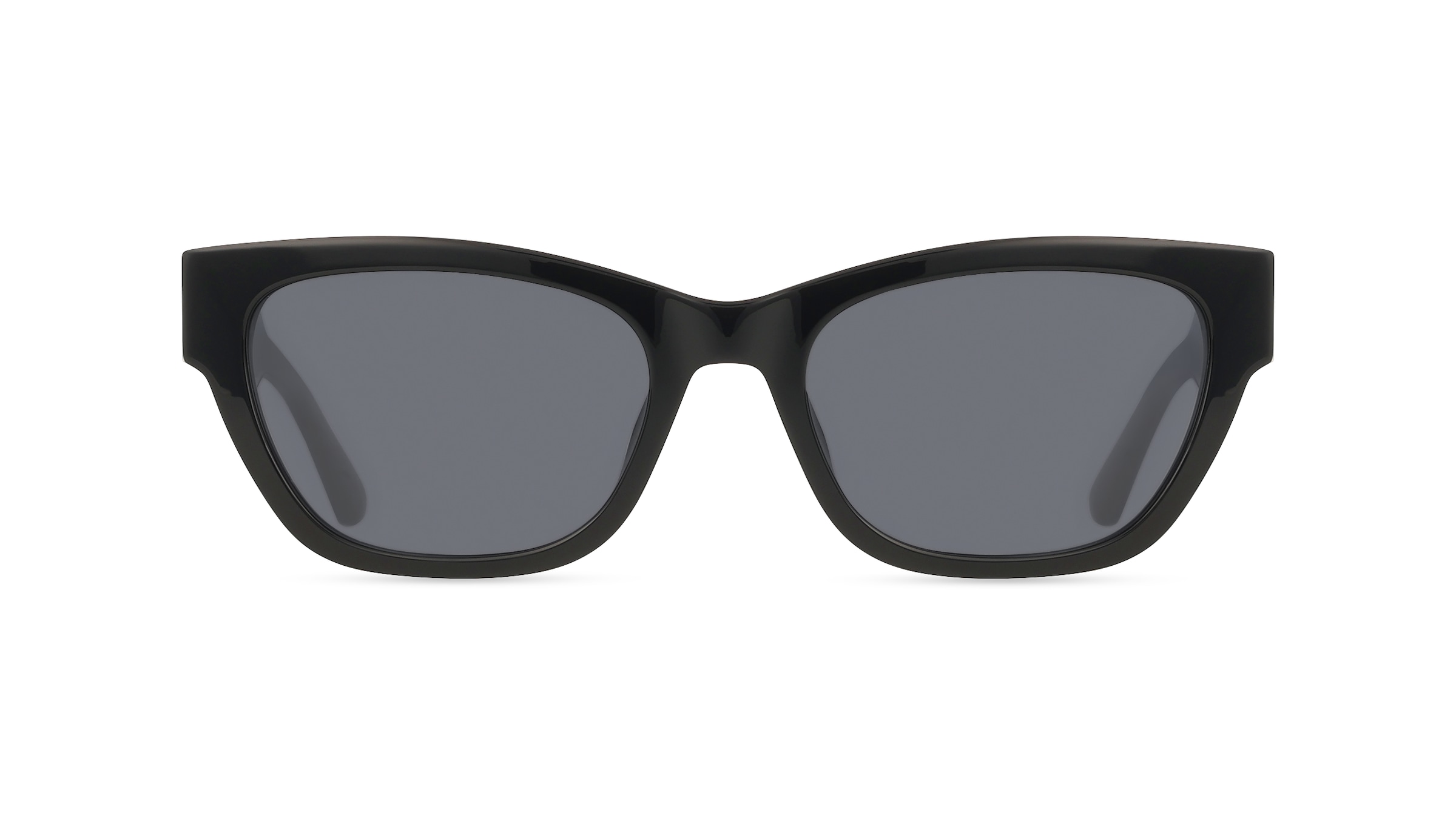 Fossil FOS 2163/G/S Damen-Sonnenbrille Vollrand Rectangular Acetat-Gestell, schwarz
