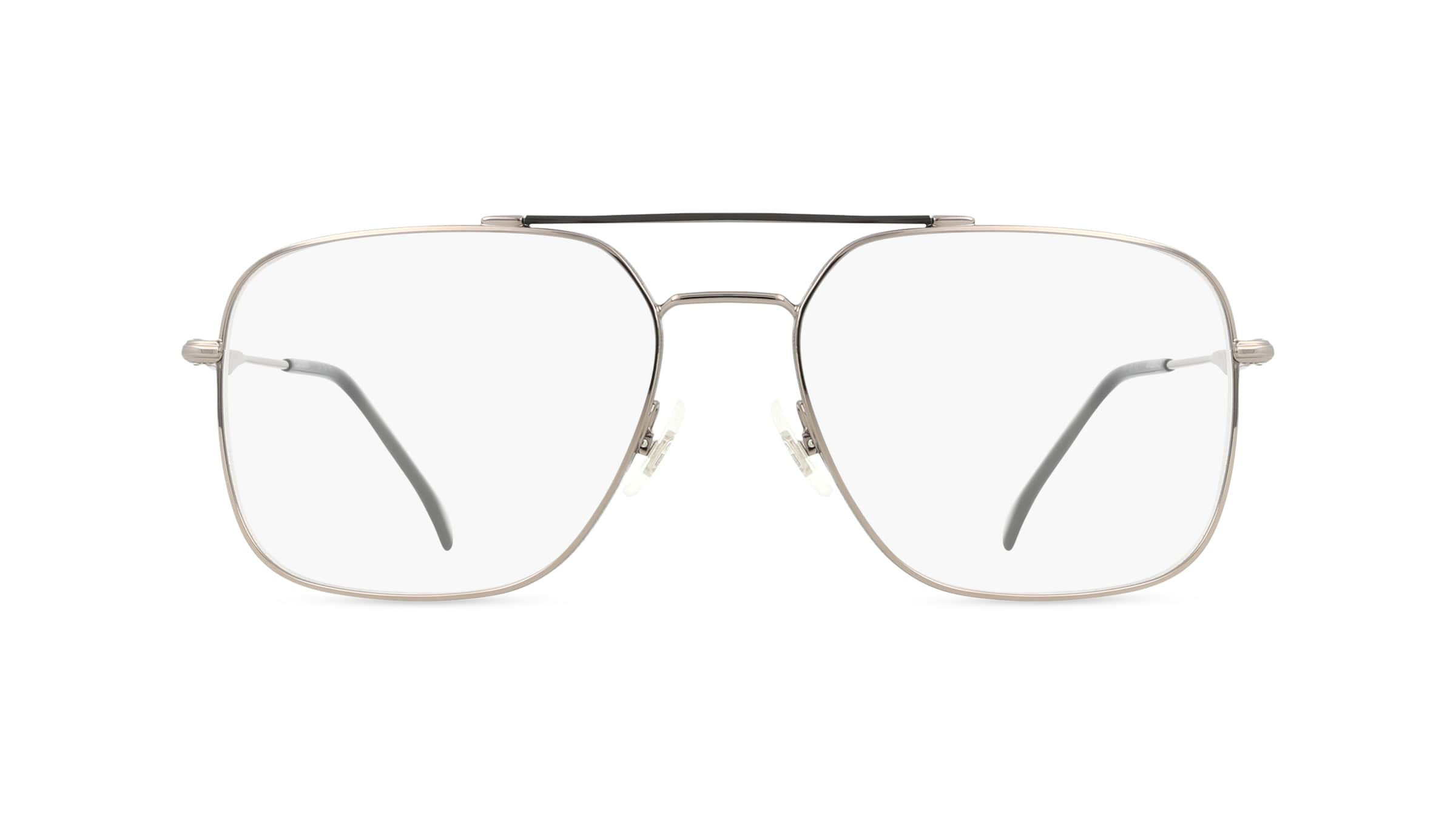 Carrera 290 Herren-Brille inkl. Gläser Vollrand Pilot Metall-Gestell 56mm/18mm/150mm, schwarz