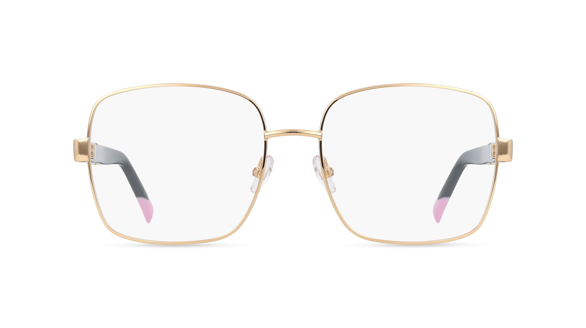 Missoni MIS 0218 Damen-Brille inkl. Gläser Vollrand Eckig Metall-Gestell 55/18/140, Gold