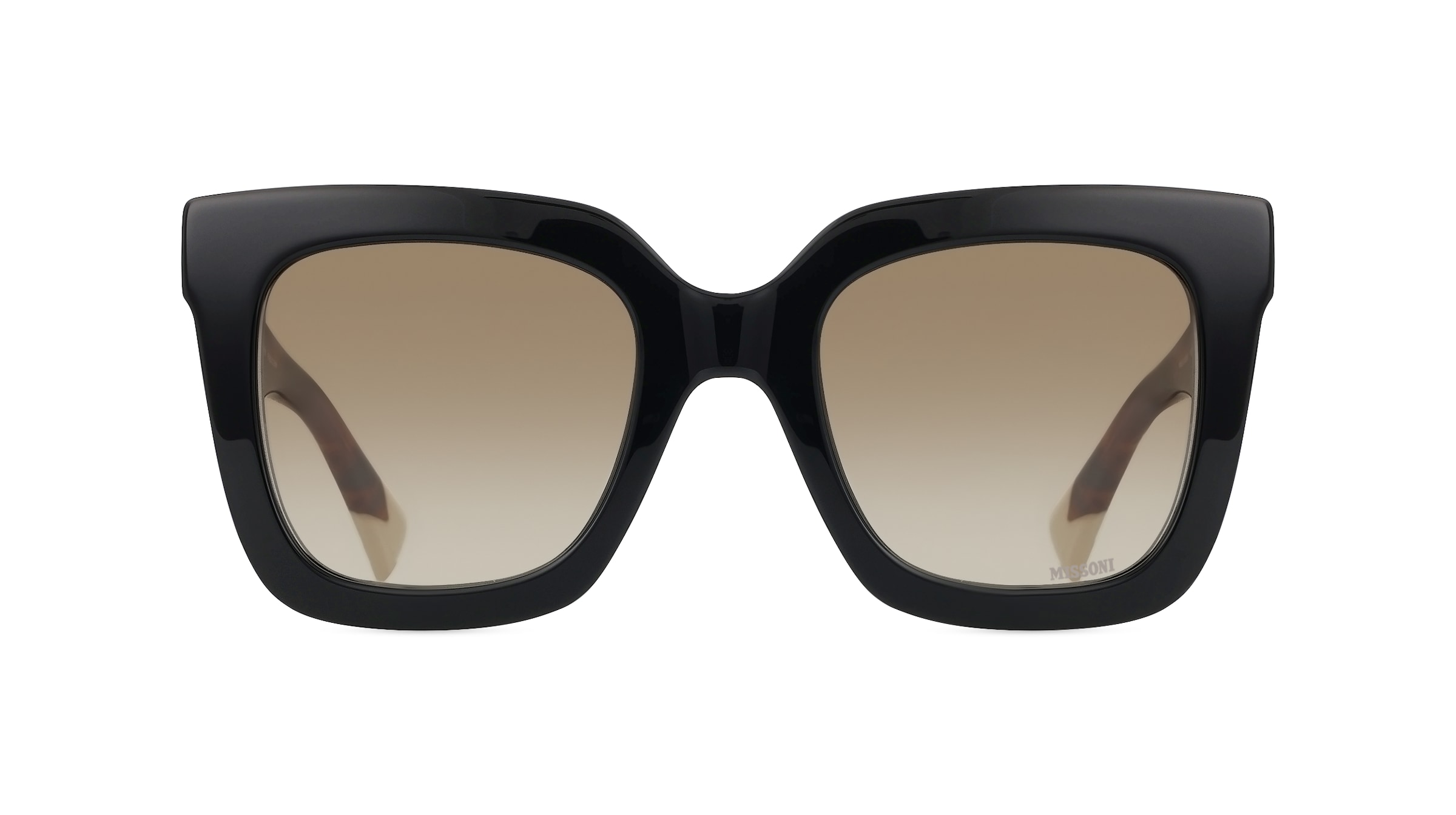 Missoni 0126/S Damen-Sonnenbrille Vollrand Eckig Acetat-Gestell, schwarz