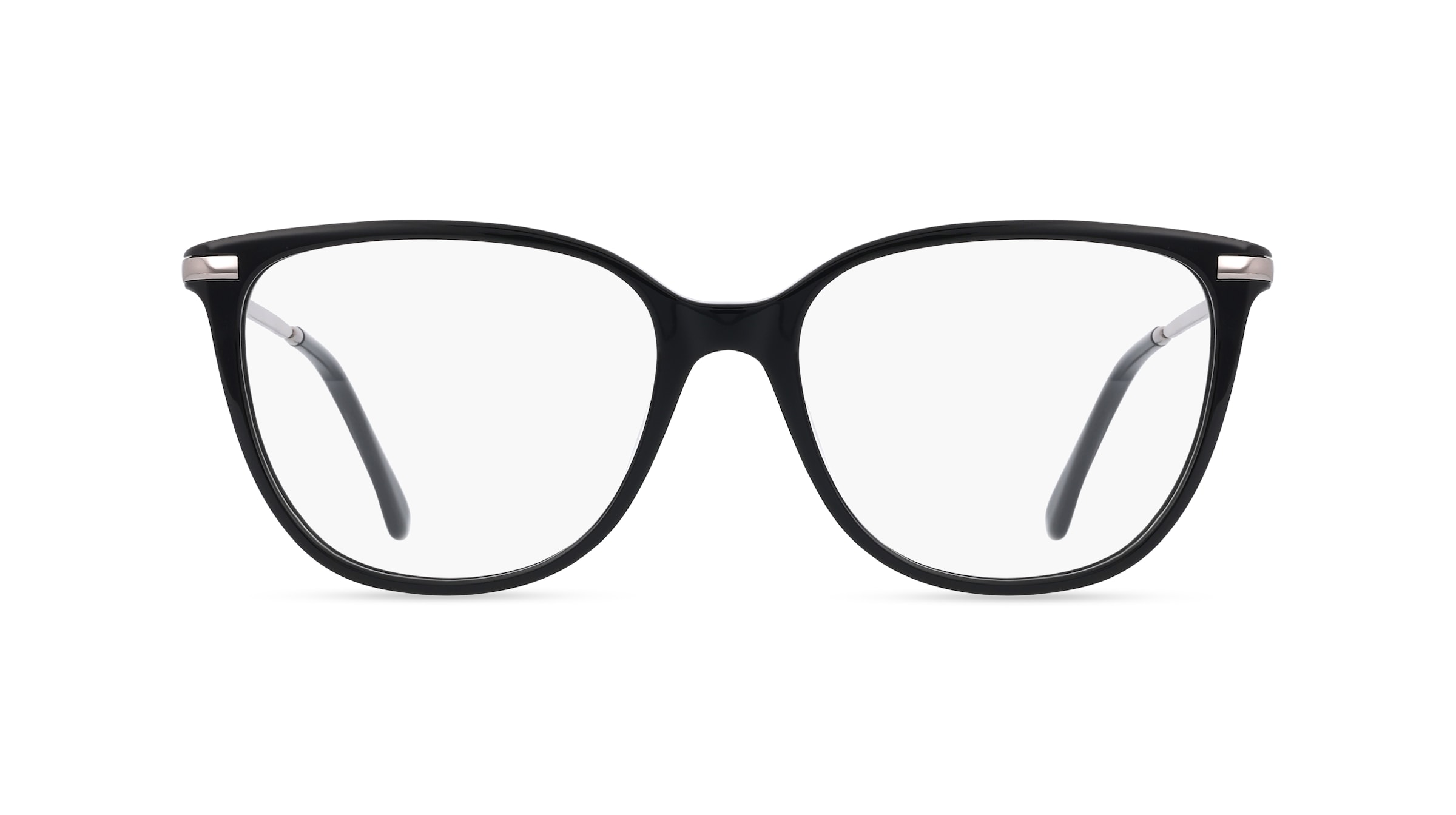 Calvin Klein CK 22500 Unisex-Brille inkl. Gläser Vollrand Cateye Acetat-Gestell 54mm/16mm/140mm, schwarz