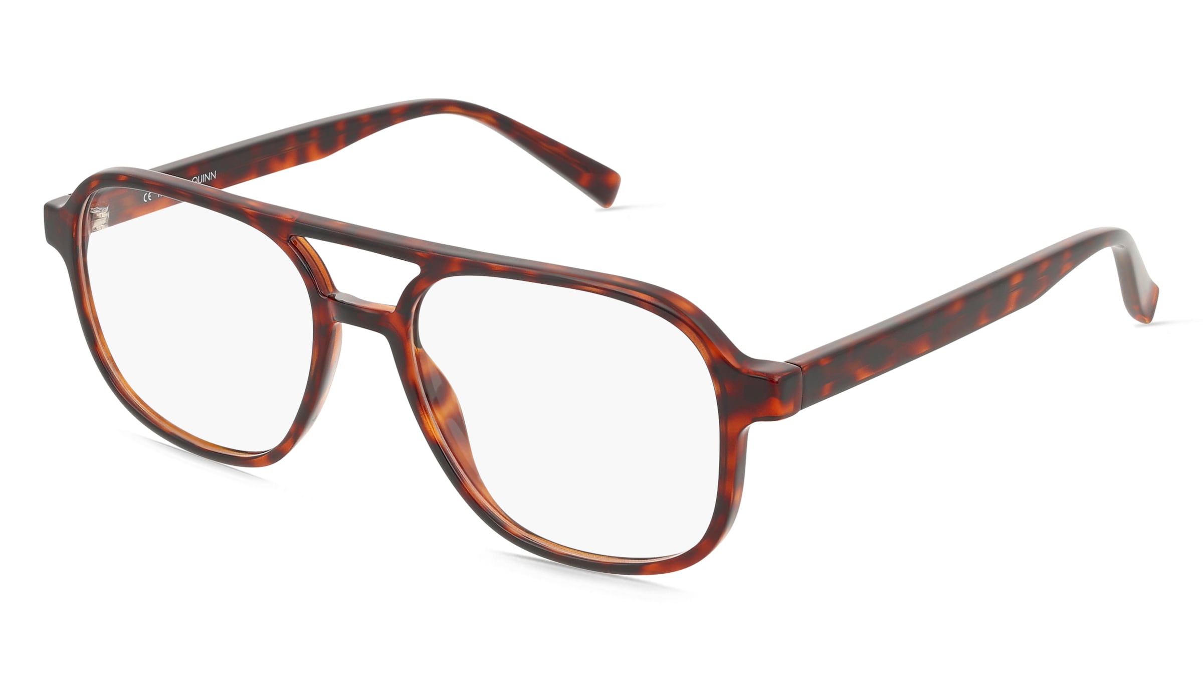 Fielmann LD 039 FA QUINN Unisex-Brille inkl. Gläser Vollrand Quadratisch Acetat-Gestell 53/17/145, Havanna