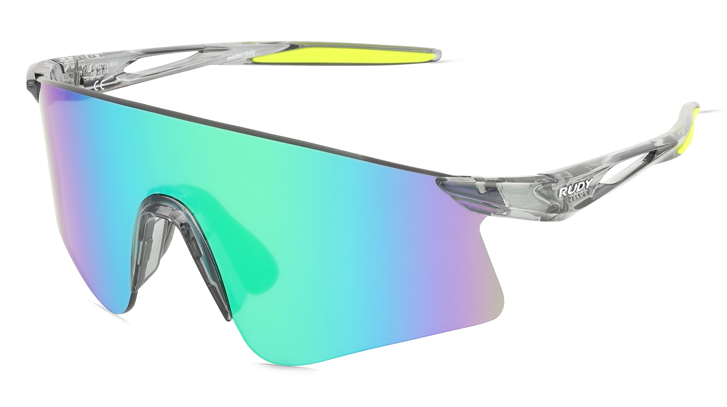 Rudy Project SP884133 ASTRAL Unisex-Sonnenbrille Randlos Monoscheibe Kunststoff-Gestell, Grau