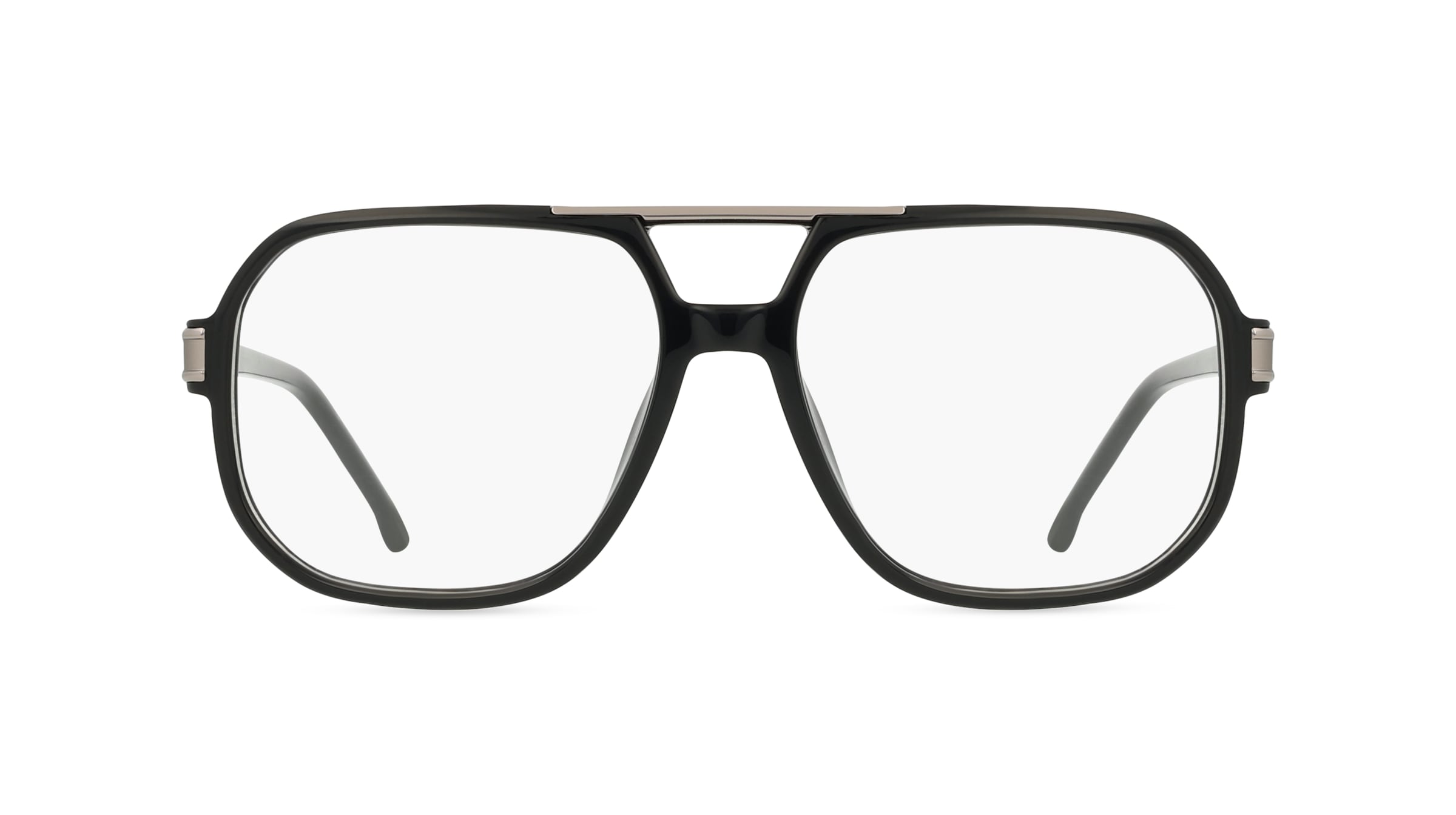 Carrera 1134 Herren-Brille inkl. Gläser Vollrand Eckig Acetat-Gestell 57mm/16mm/145mm, schwarz