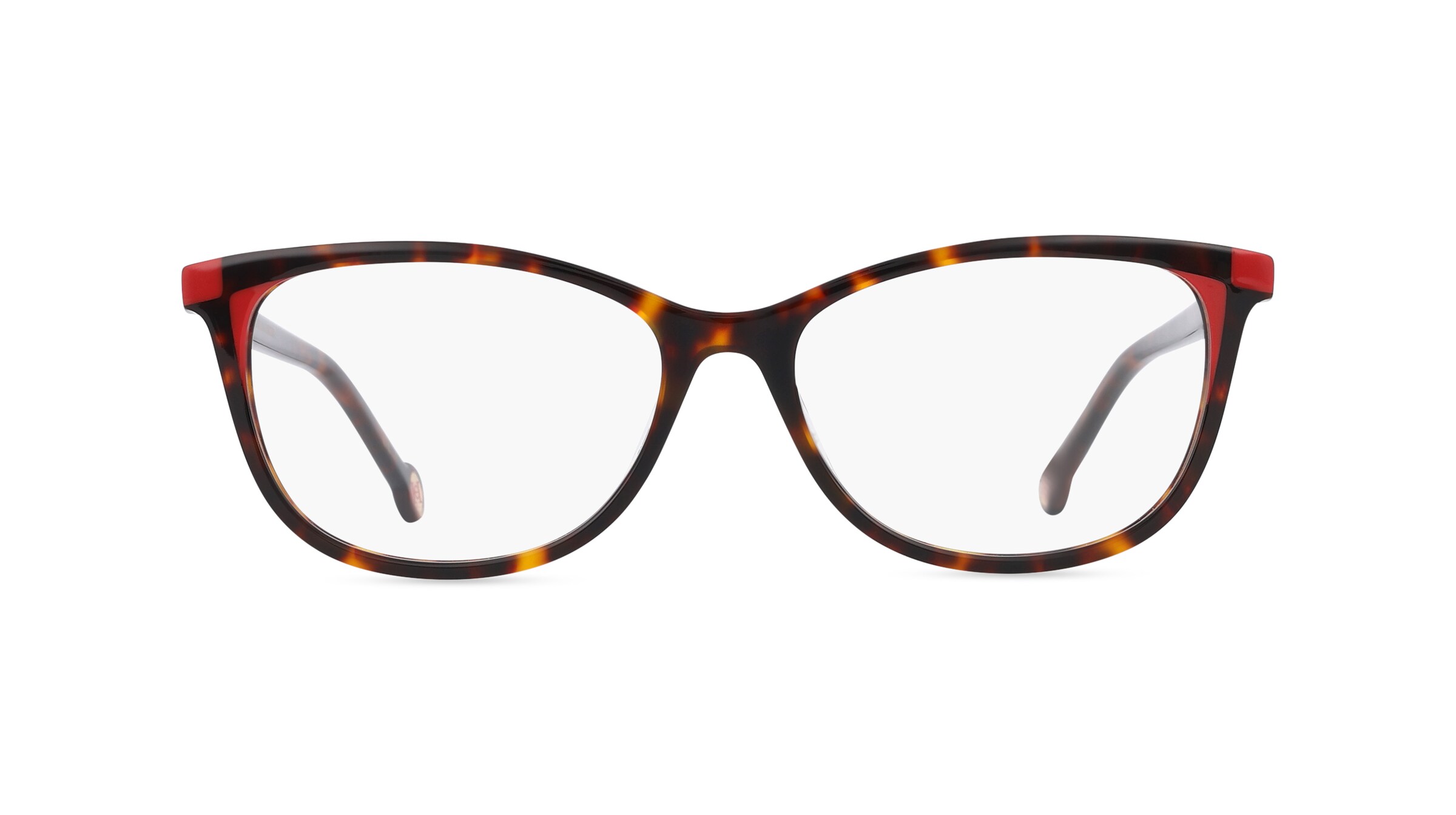 Carolina Herrera HER 0163 Damen-Brille inkl. Gläser Vollrand Butterfly Acetat-Gestell 53mm/15mm/145mm, braun