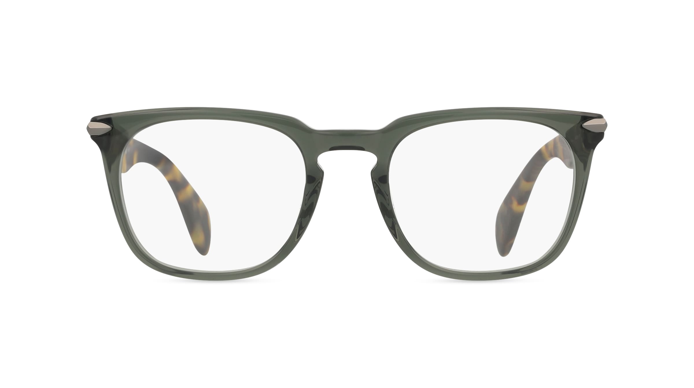 Rag & Bone RNB7008 Herren-Brille inkl. Gläser Vollrand Eckig Acetat-Gestell 49mm/21mm/145mm, grün