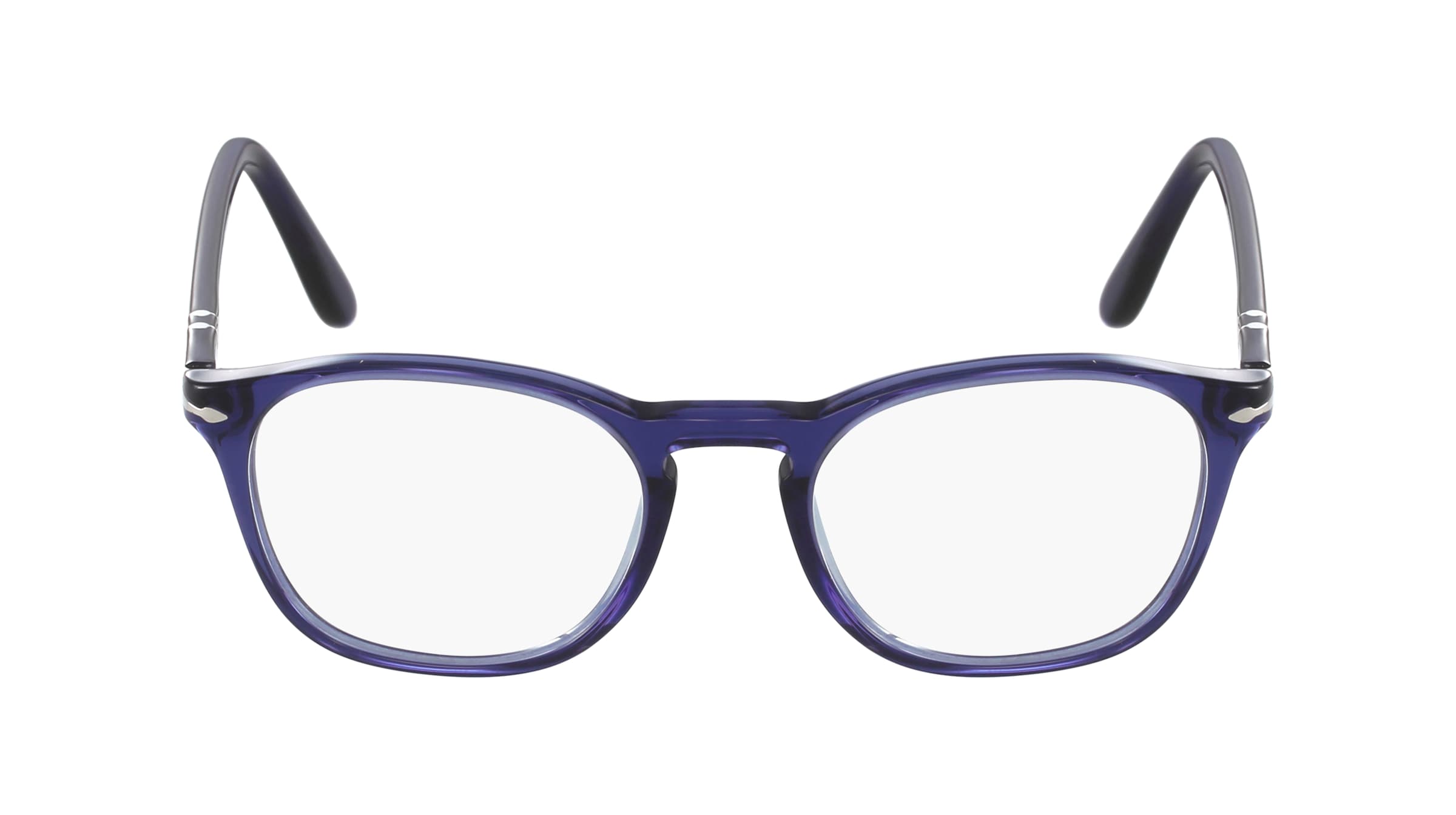 Persol 0PO3007V Herren-Brille inkl. Gläser Vollrand Eckig Acetat-Gestell 50mm/19mm/145mm, grau