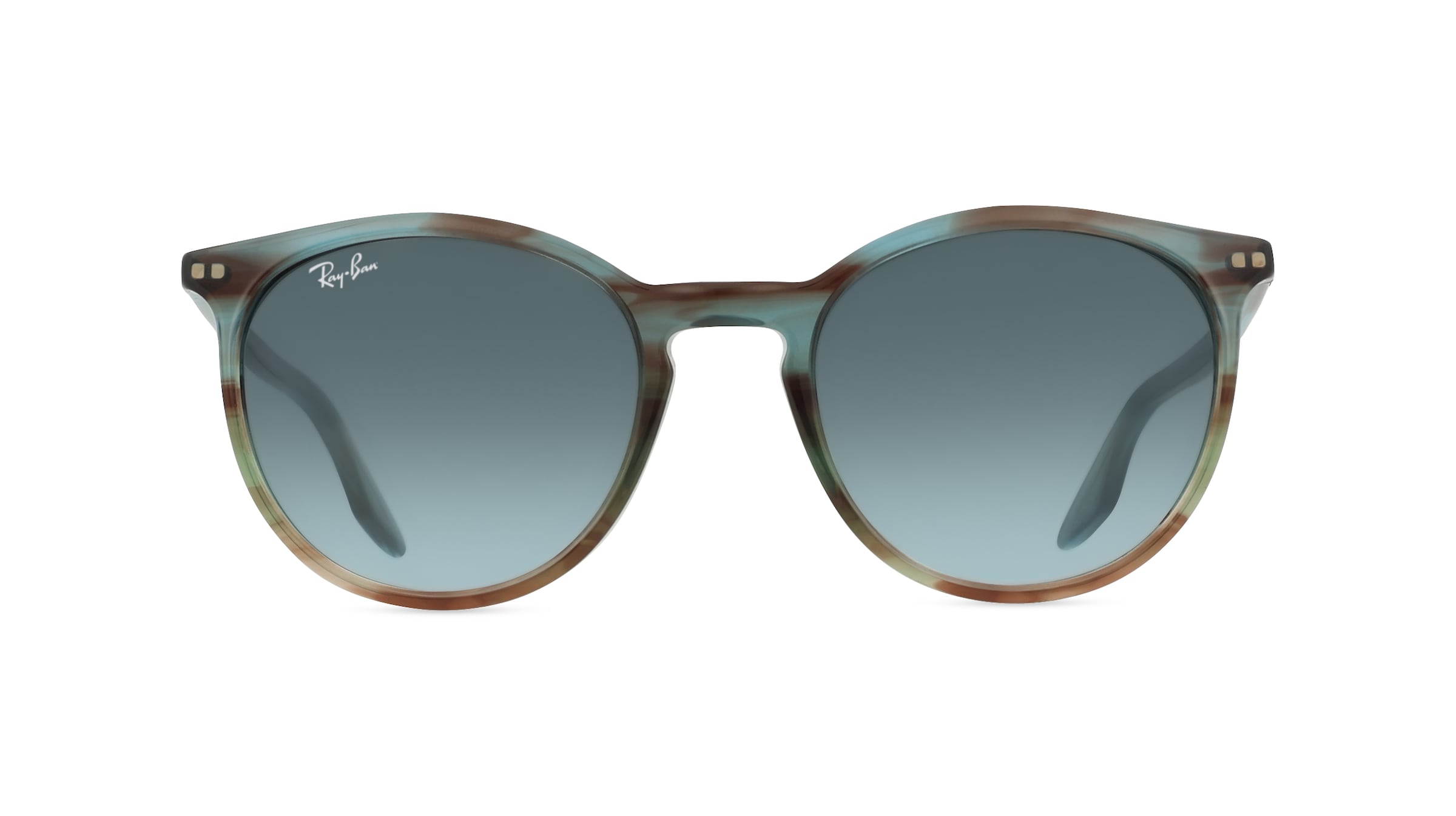 Ray-Ban RB2204 Unisex-Sonnenbrille Vollrand Panto Acetat-Gestell, Blau