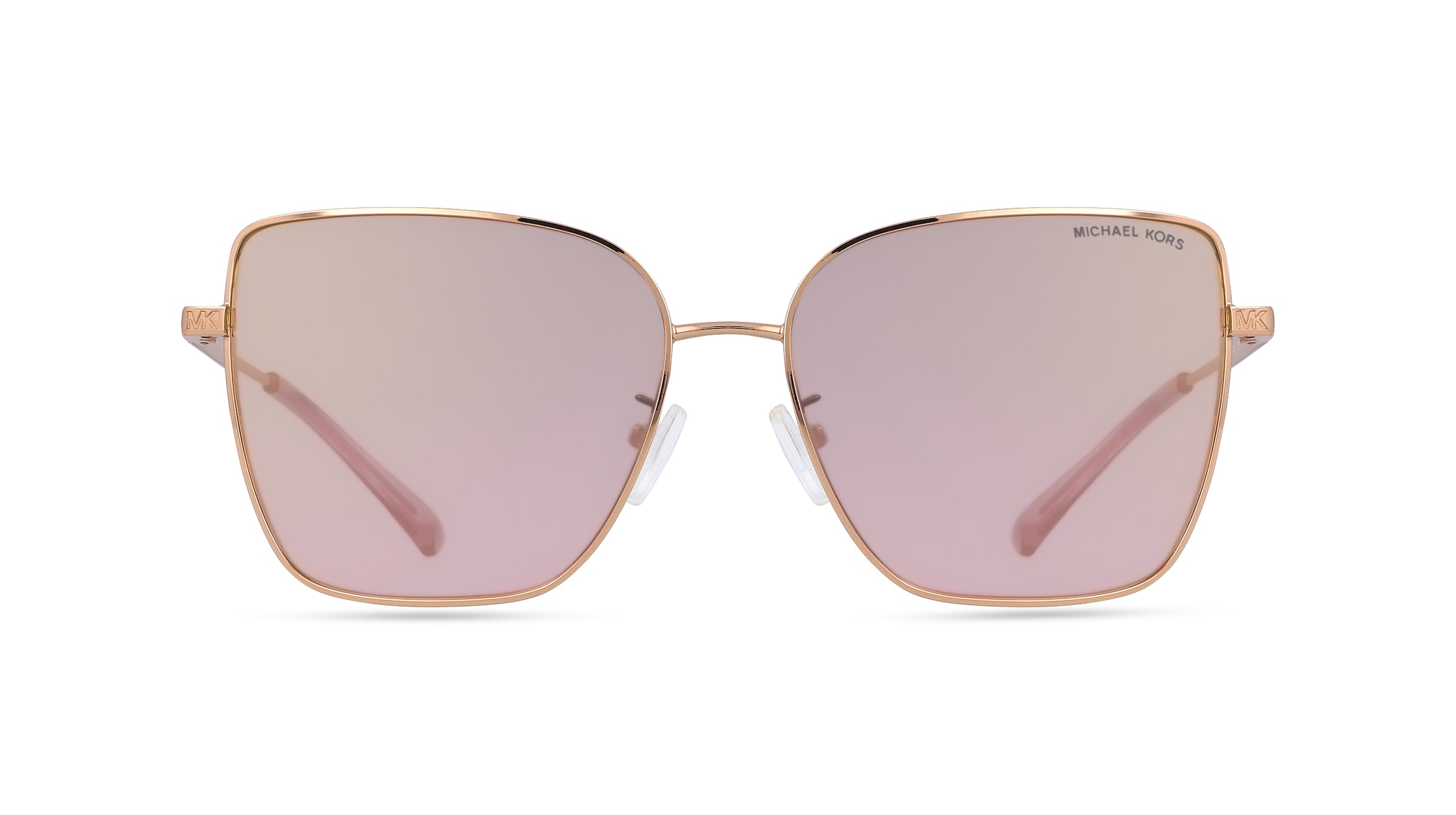 Michael Kors MK1108 BASTIA Damen-Sonnenbrille Vollrand Butterfly Edelstahl-Gestell, gold