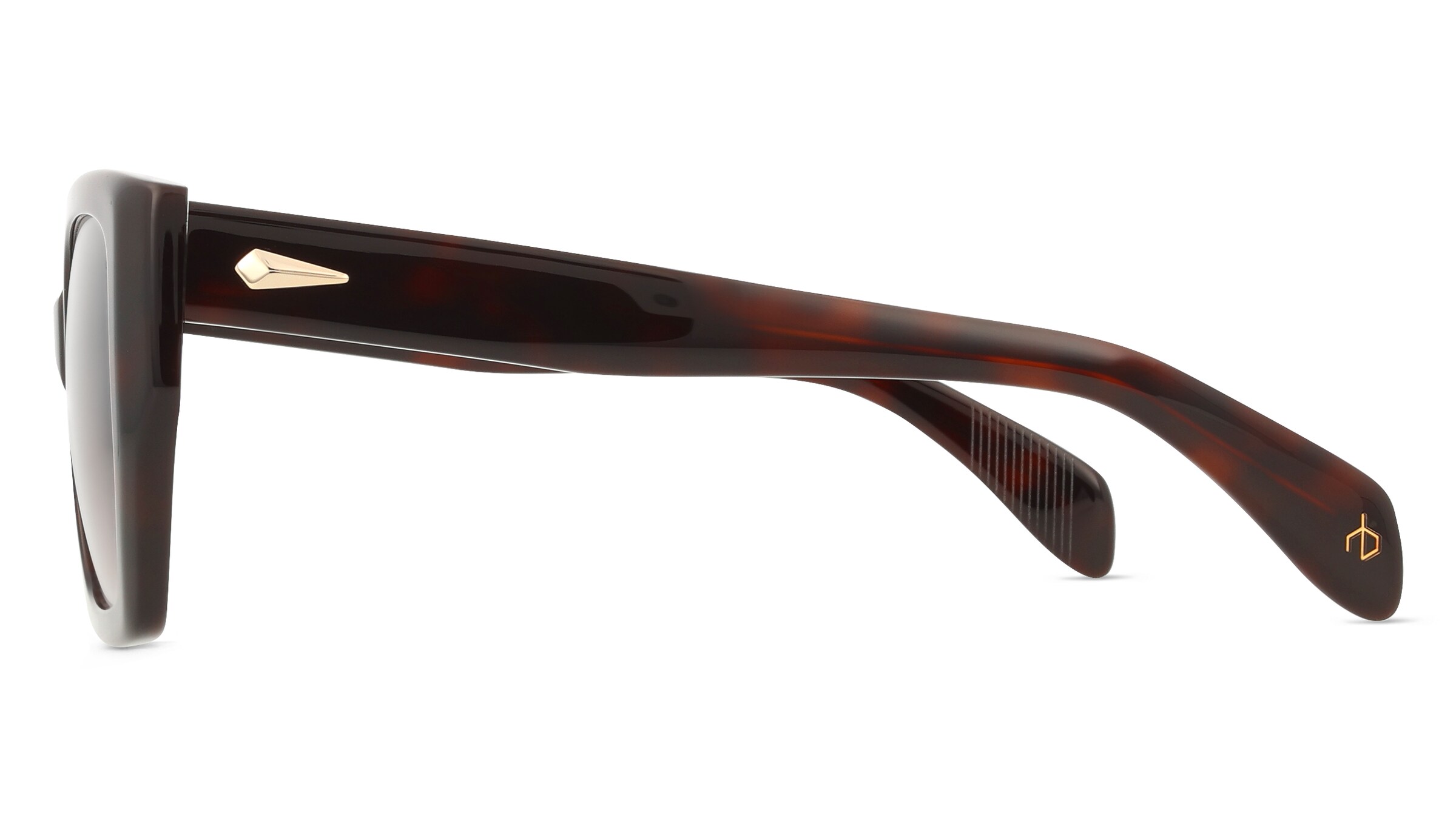 Thumbnail - Rag & Bone RNB1052/S Damen-Sonnenbrille Vollrand Eckig Acetat-Gestell, braun