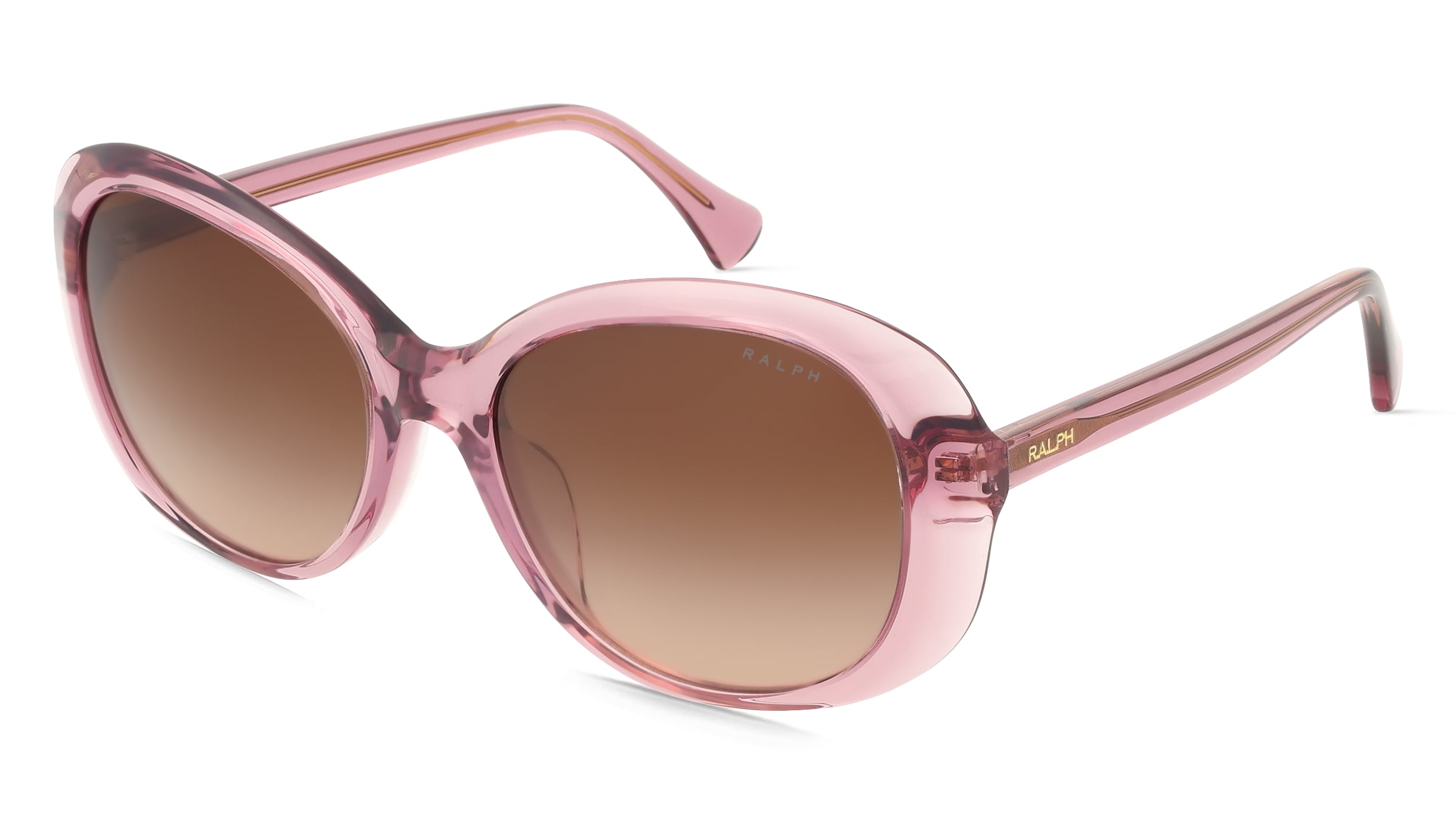 Ralph 0RA5335U Damen-Sonnenbrille Vollrand Rund Acetat-Gestell, Lila