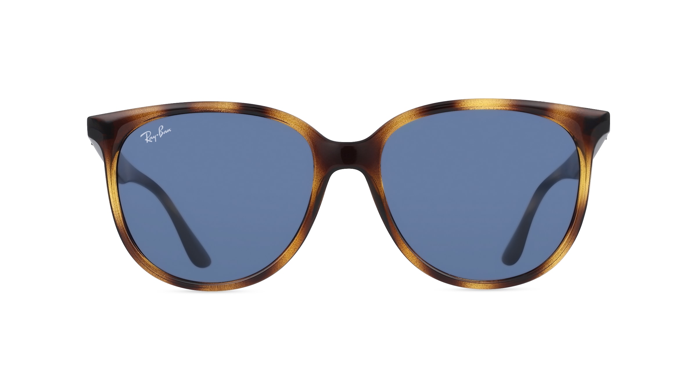 Ray-Ban RB4378 Damen-Sonnenbrille Vollrand Eckig Kunststoff-Gestell, braun