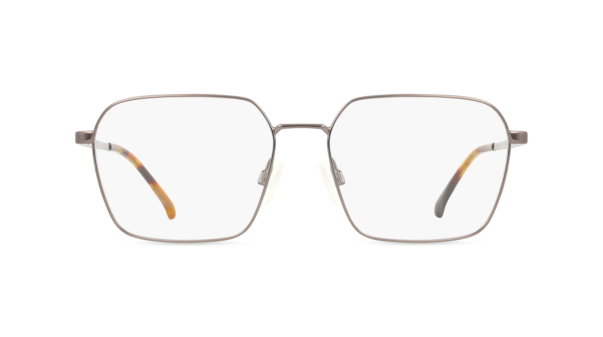 Fielmann BD 589 FA BERT Herren-Brille inkl. Gläser Vollrand Quadratisch Edelstahl-Gestell 56/19/145, Grau