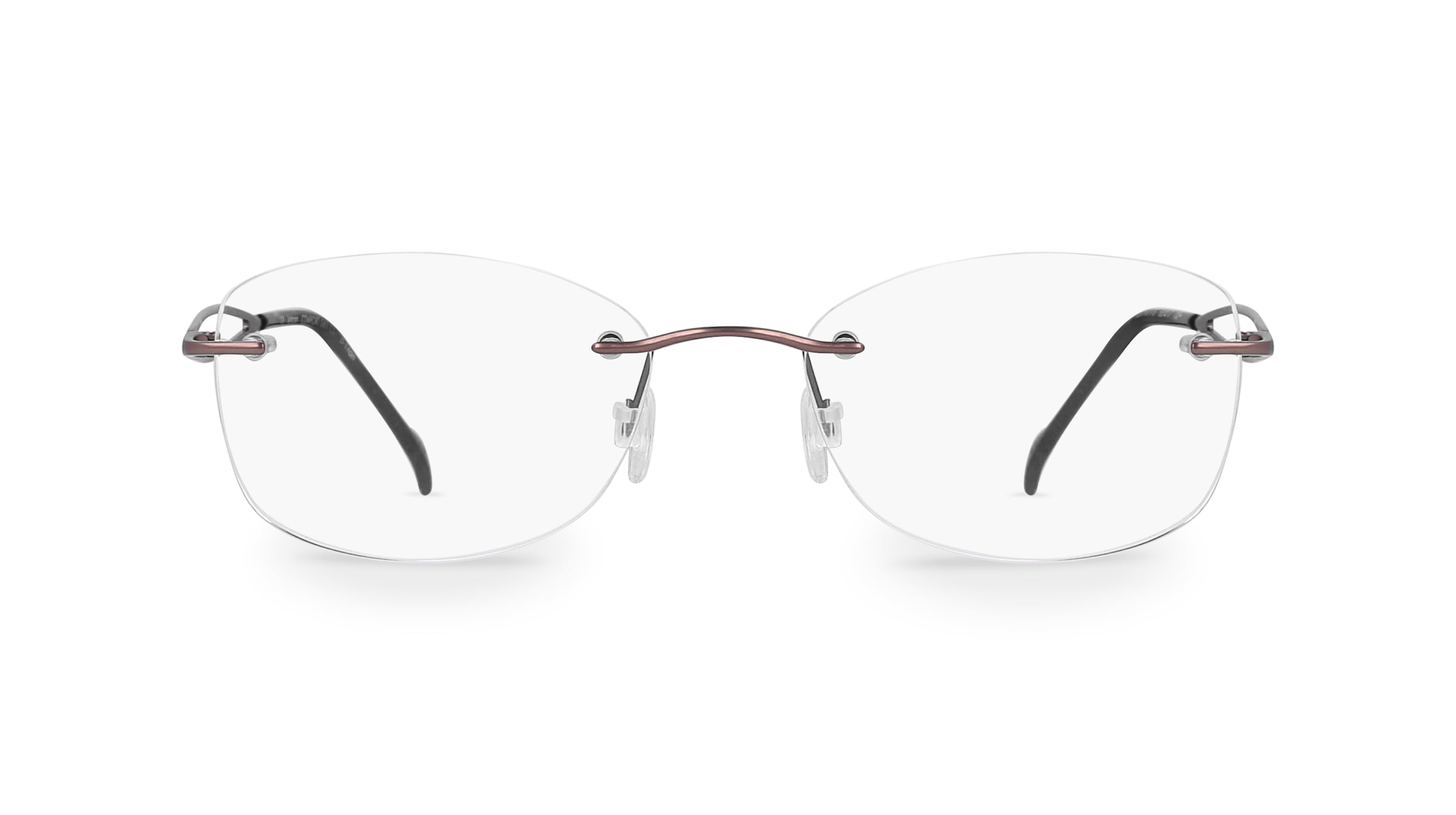 Fielmann COMFORT 061 CL Damen-Brille inkl. Gläser Randlos Eckig Titan-Gestell 52mm/17mm/130mm, braun