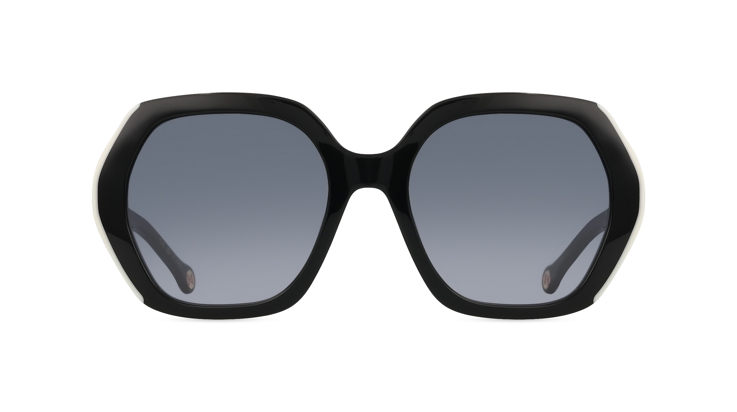 Carolina Herrera 0181/S Damen-Sonnenbrille Vollrand Achteckig Acetat-Gestell, schwarz