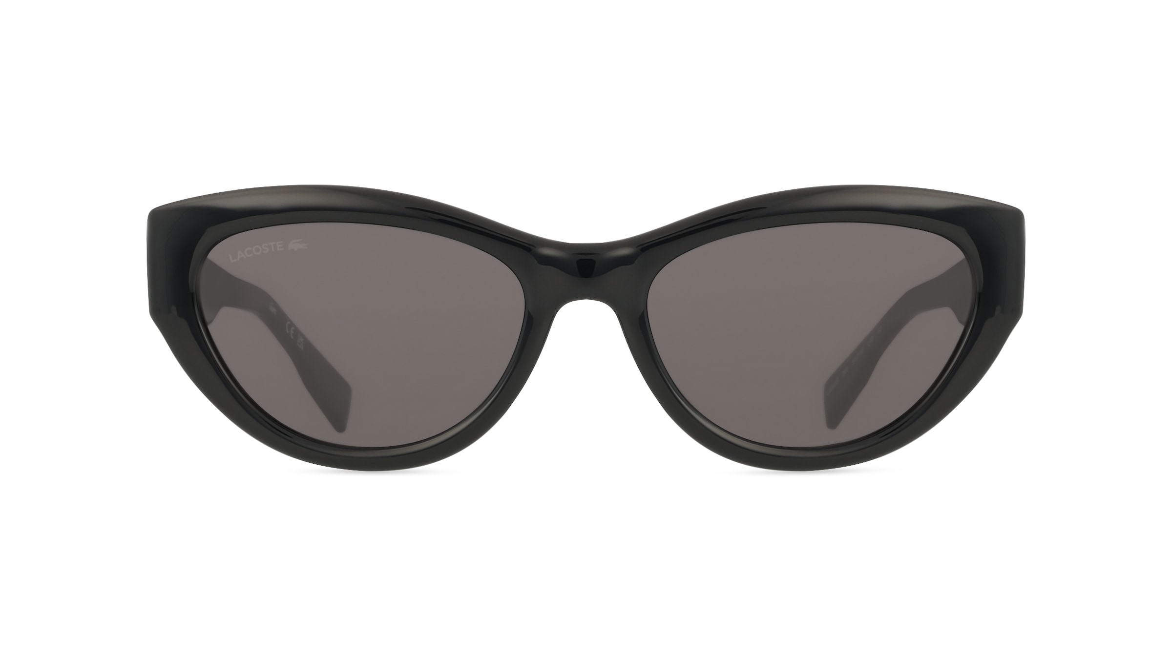 Lacoste L6013S Unisex-Sonnenbrille Vollrand Butterfly Kunststoff-Gestell, schwarz