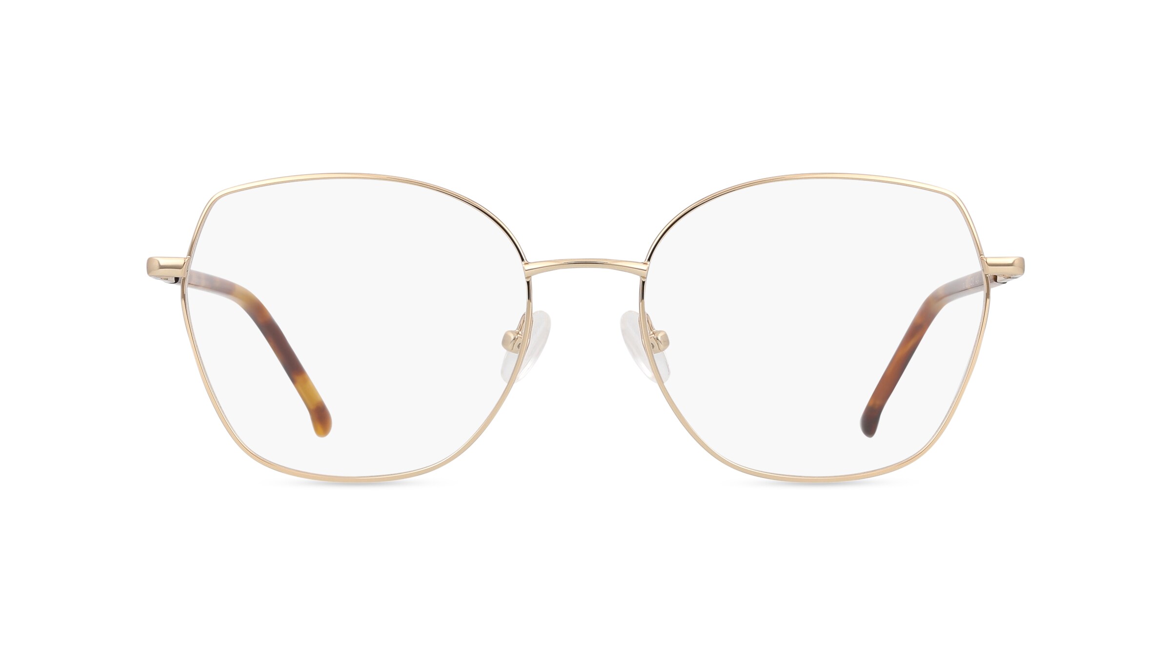 Fielmann BD 554 FA Damen-Brille inkl. Gläser Vollrand Eckig Edelstahl-Gestell 52mm/18mm/140mm, gold