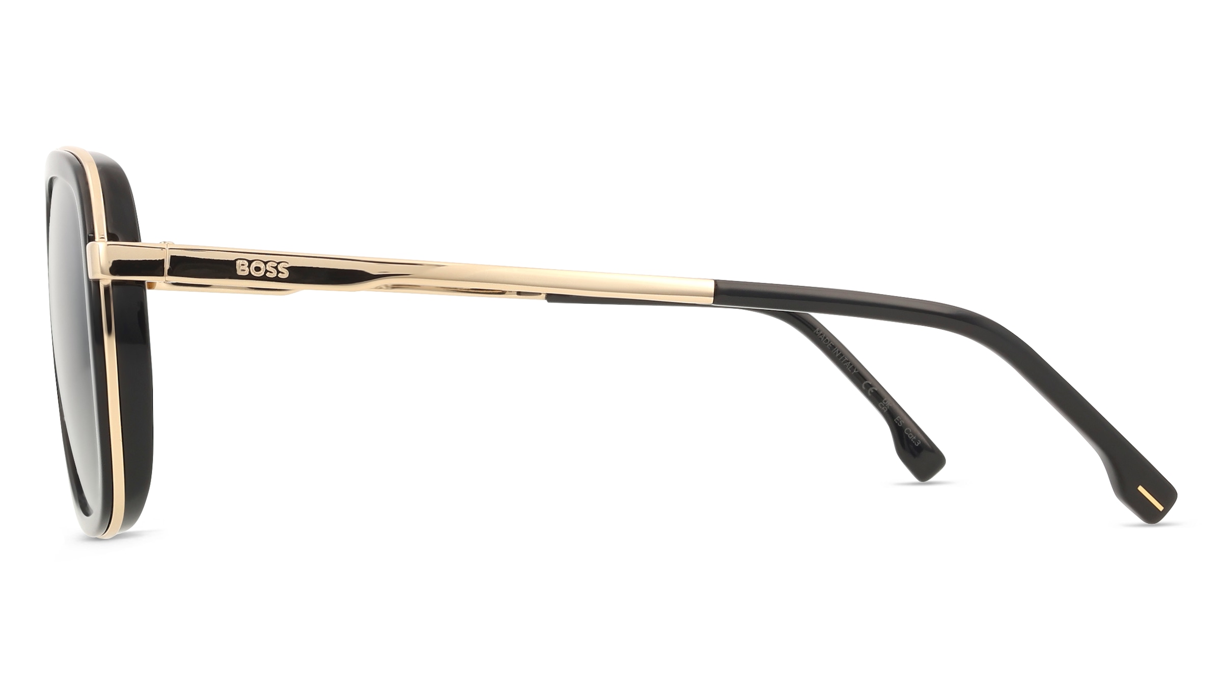 Thumbnail - BOSS 1235/S Herren-Sonnenbrille Vollrand Rectangular Metall-Gestell, schwarz