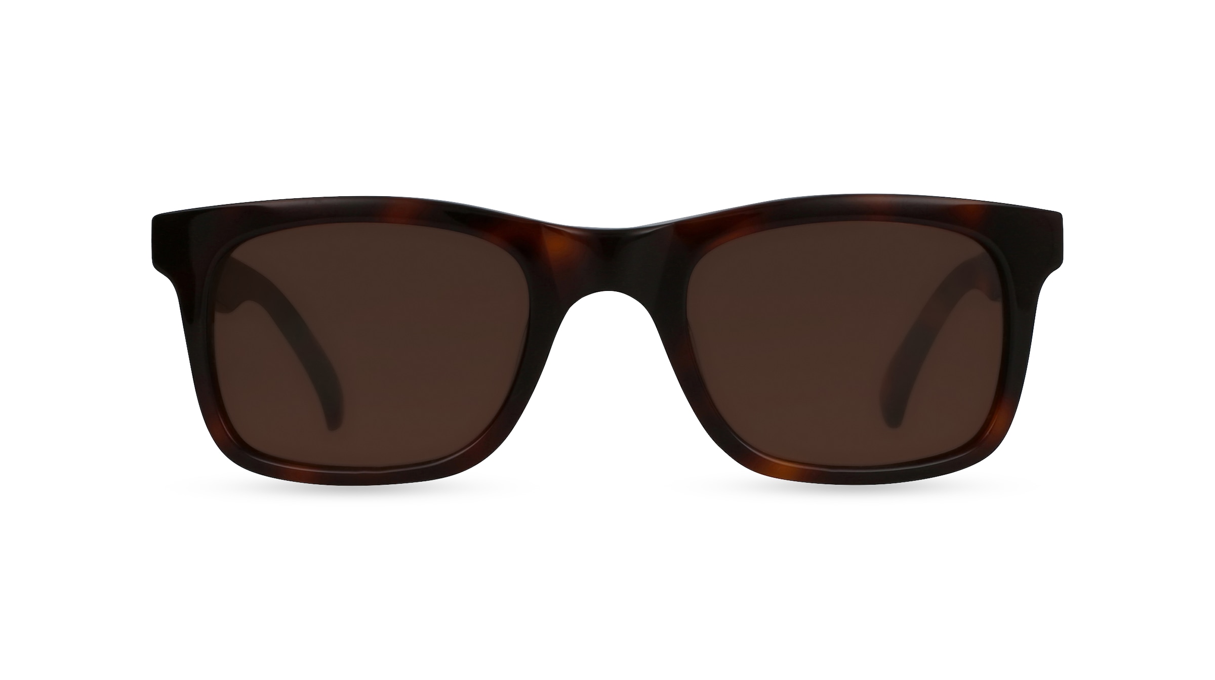 Fielmann LN 015 SUN CL Unisex-Sonnenbrille Vollrand Eckig Acetat-Gestell, braun