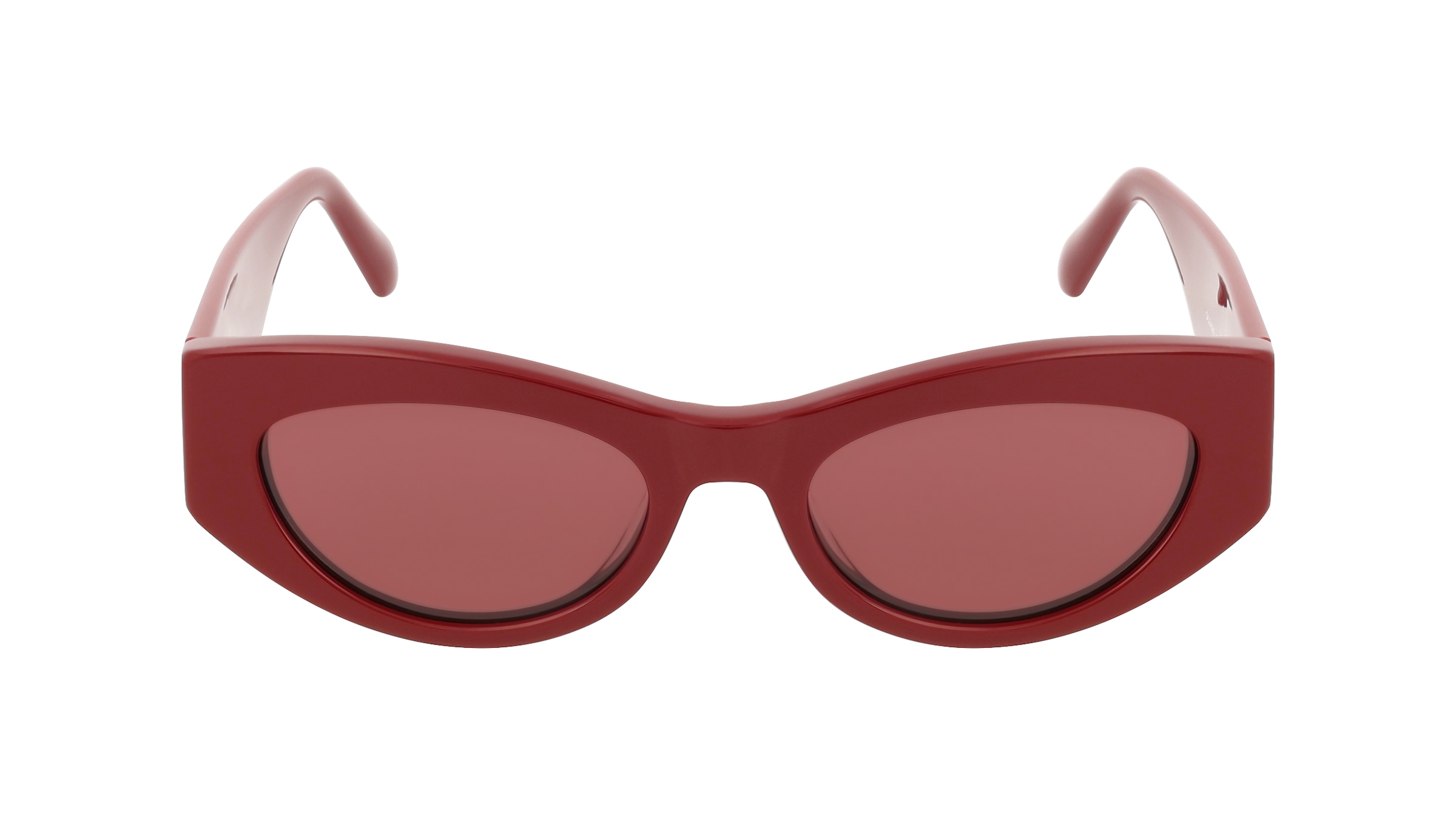 Calvin Klein CKJ24626S Damen-Sonnenbrille Vollrand Butterfly Acetat-Gestell, rot